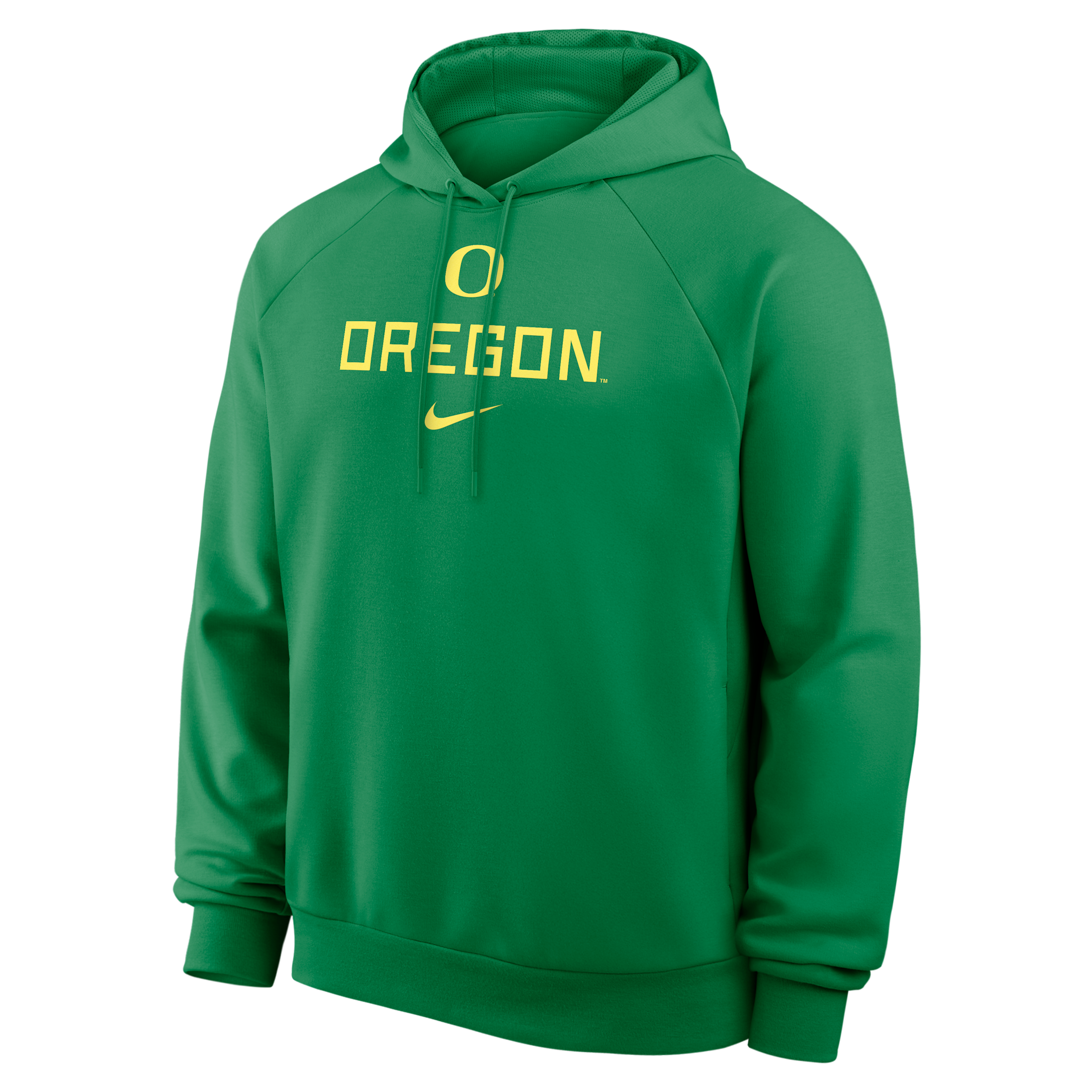 Oregon Premium Performance Nike Men's Dri-FIT College Pullover Hoodie in Green | 03EJ30DUON-YT6