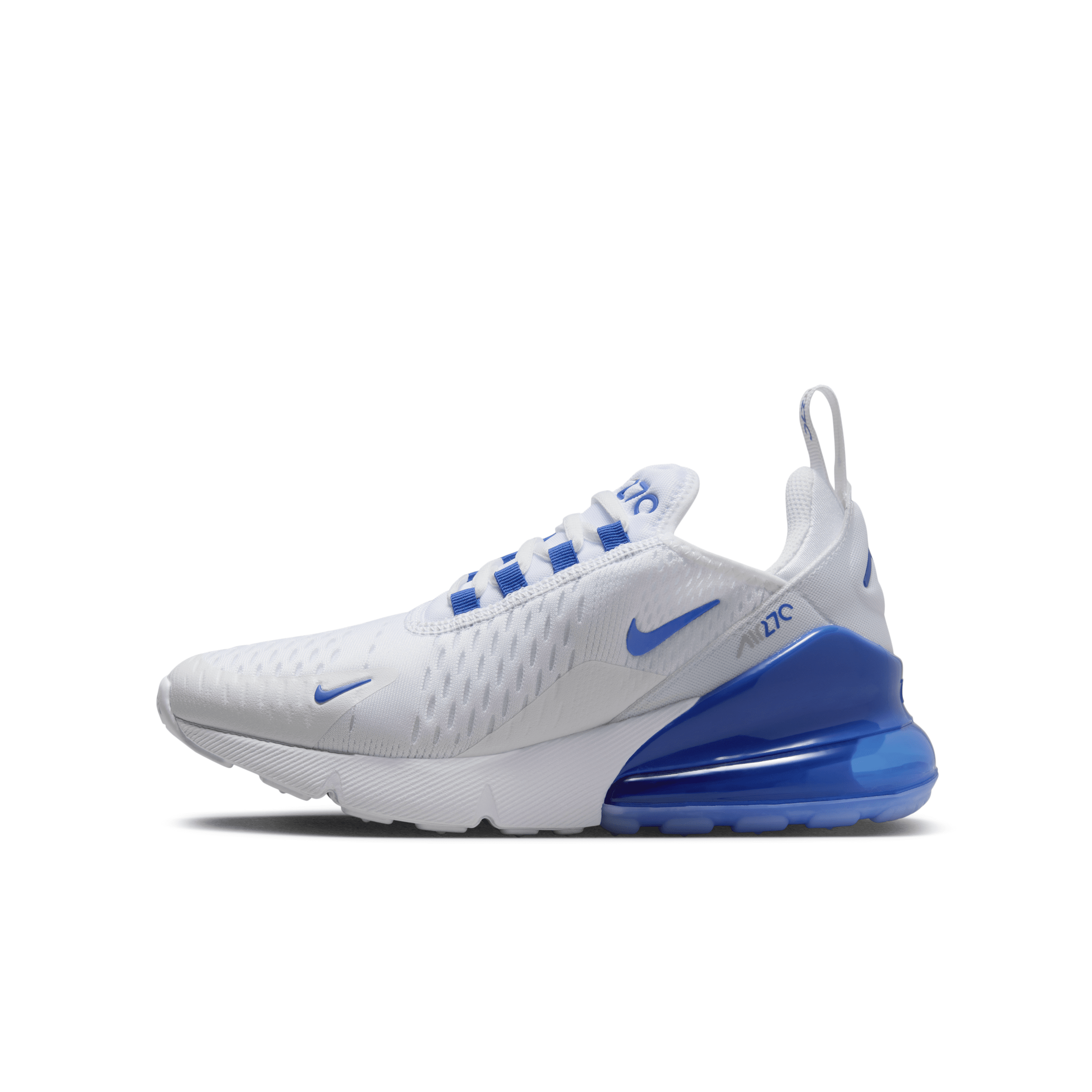 Shop Nike Air Max 270 Big Kids' Shoes In White