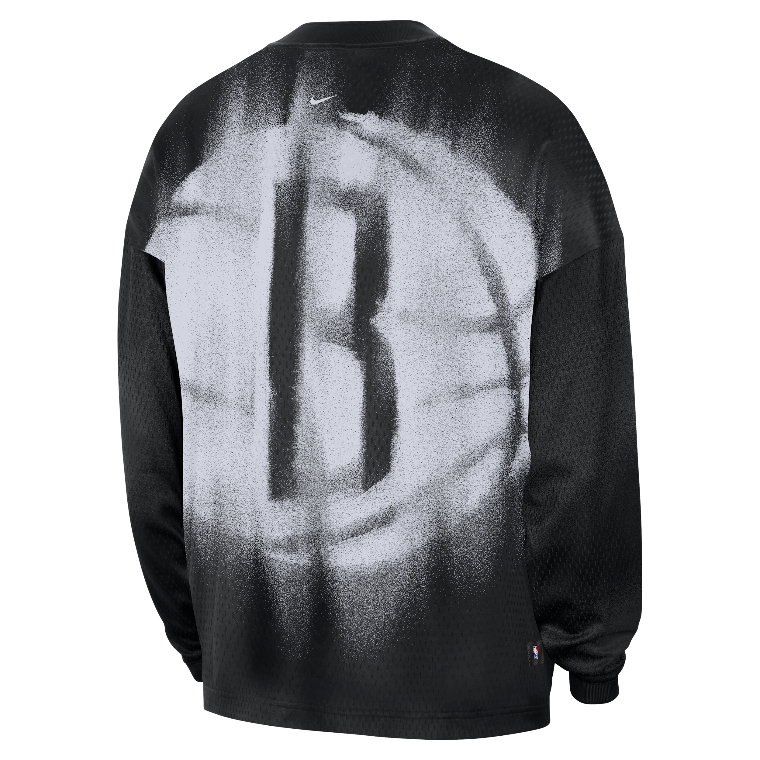 Nike Men's Black Brooklyn Nets 2026 Standard Issue Pre-Game Performance Long-Sleeves T-Shirt - Black