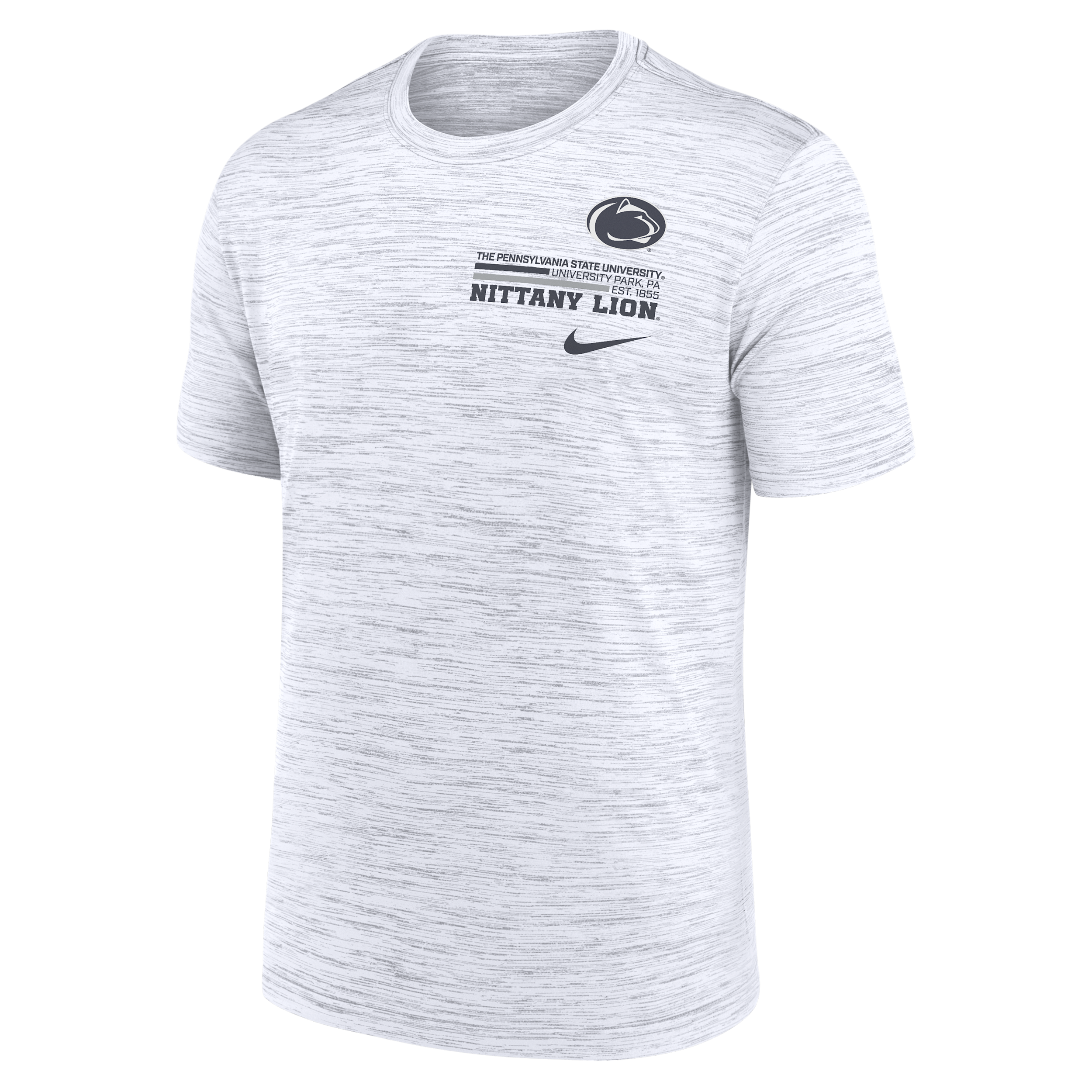 Nike Penn State Campus Chest Stack Velocity  Men's Dri-fit College T-shirt In White