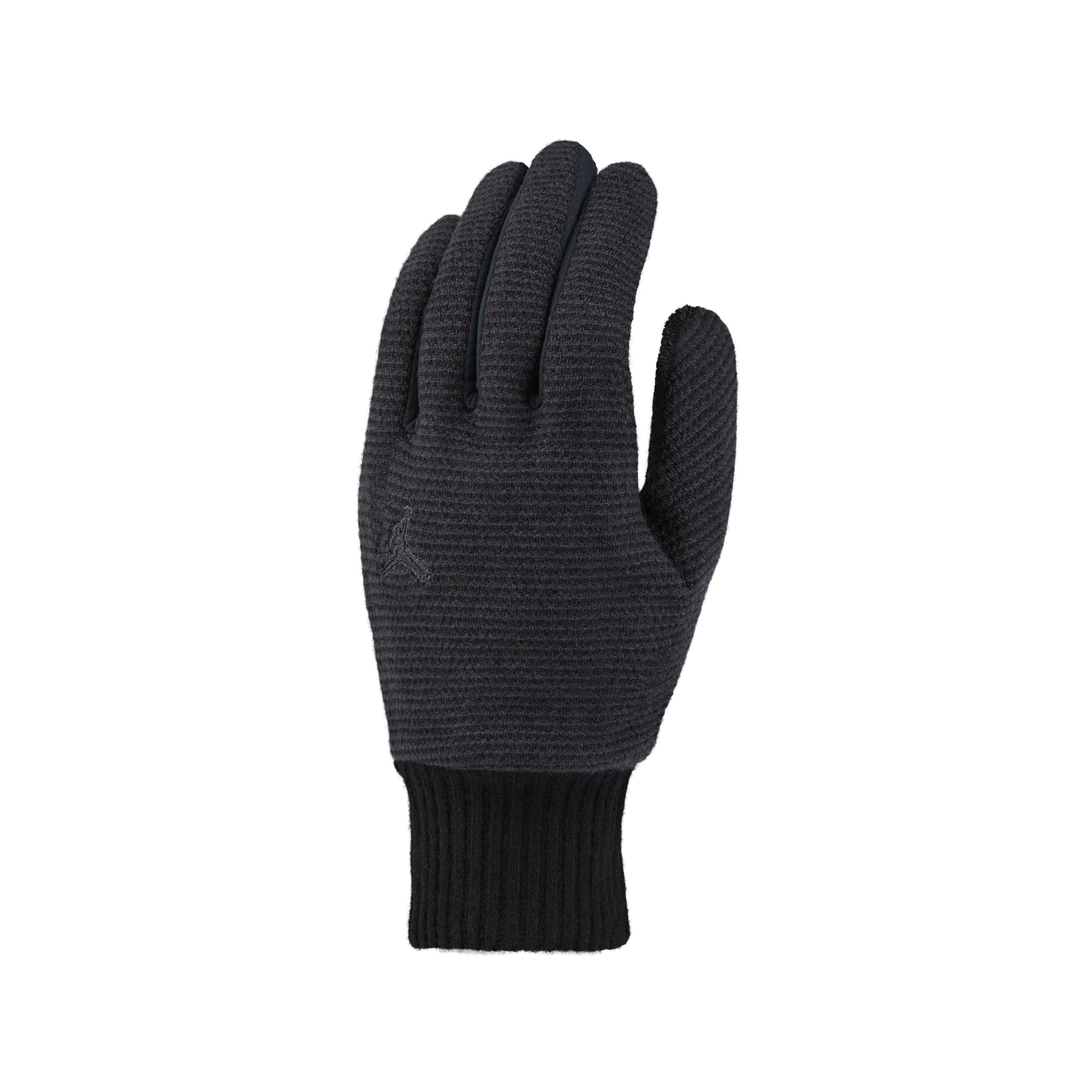 Jordan Airy Knit Gloves In Black