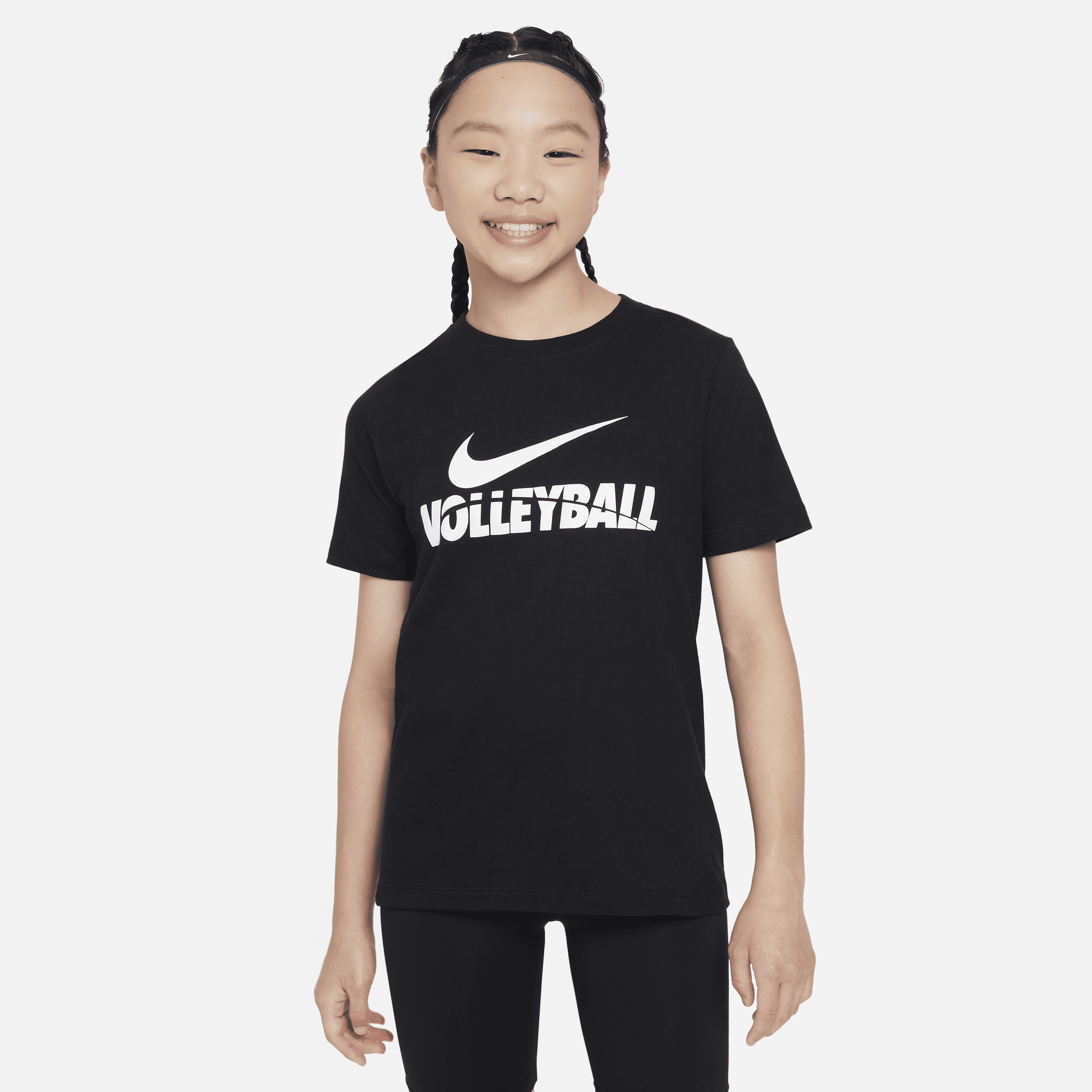 Nike Volleyball Big Kids' (boys') T-shirt In Black