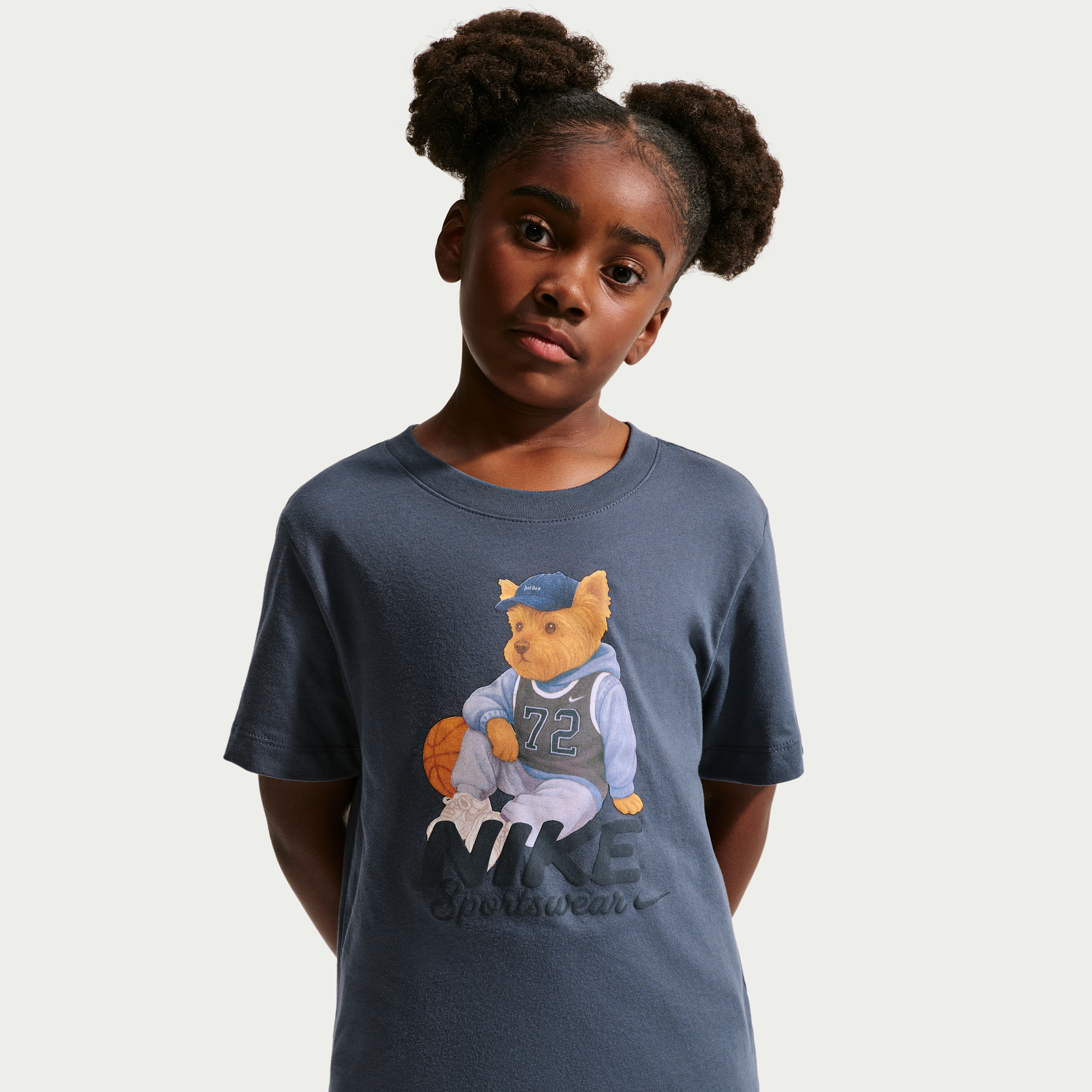 Nike Sportswear Big Kids' T-Shirt in Blue | IZ3813-437