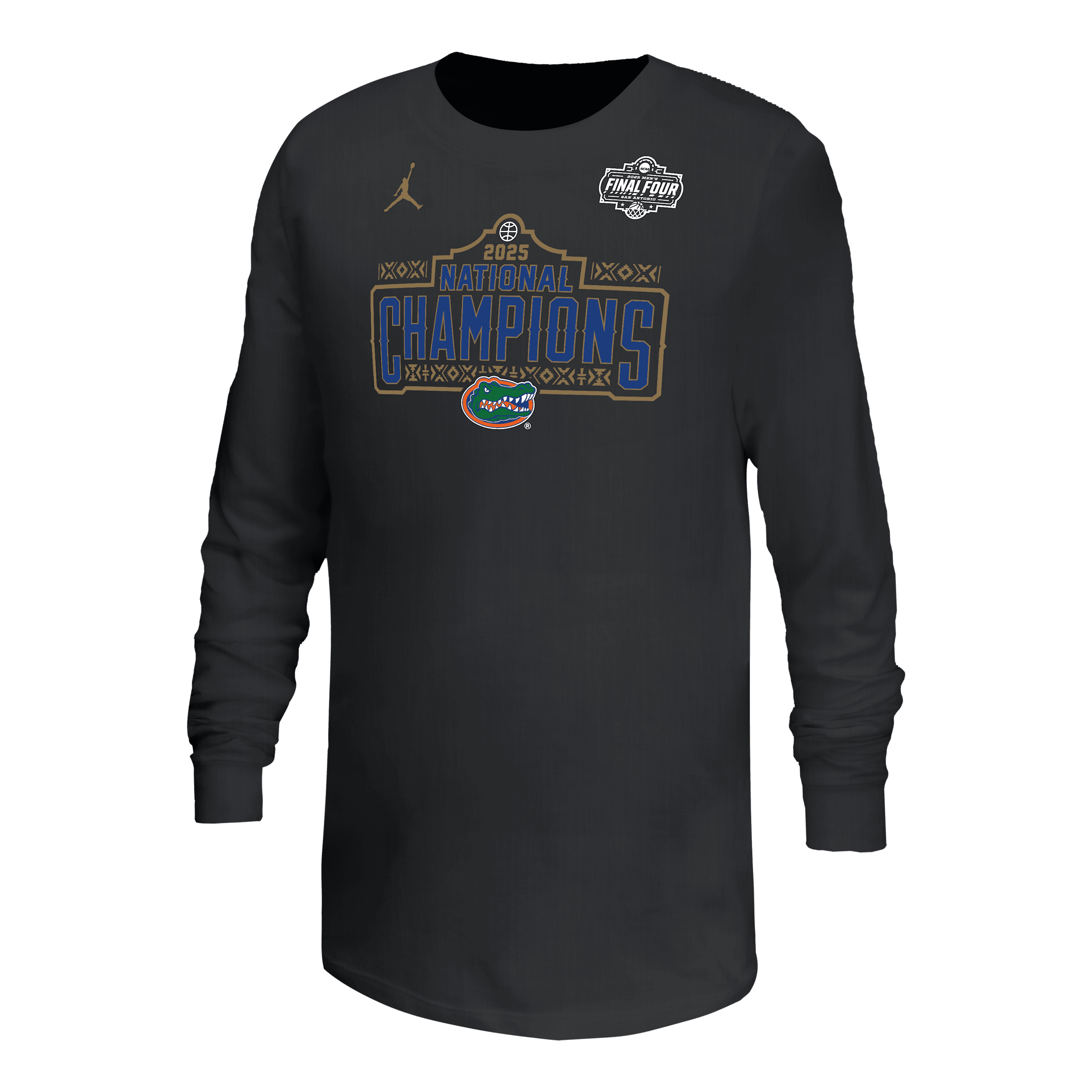 Shop Jordan Florida (men's Team) Big Kids' College National Champs Long-sleeve T-shirt In Black