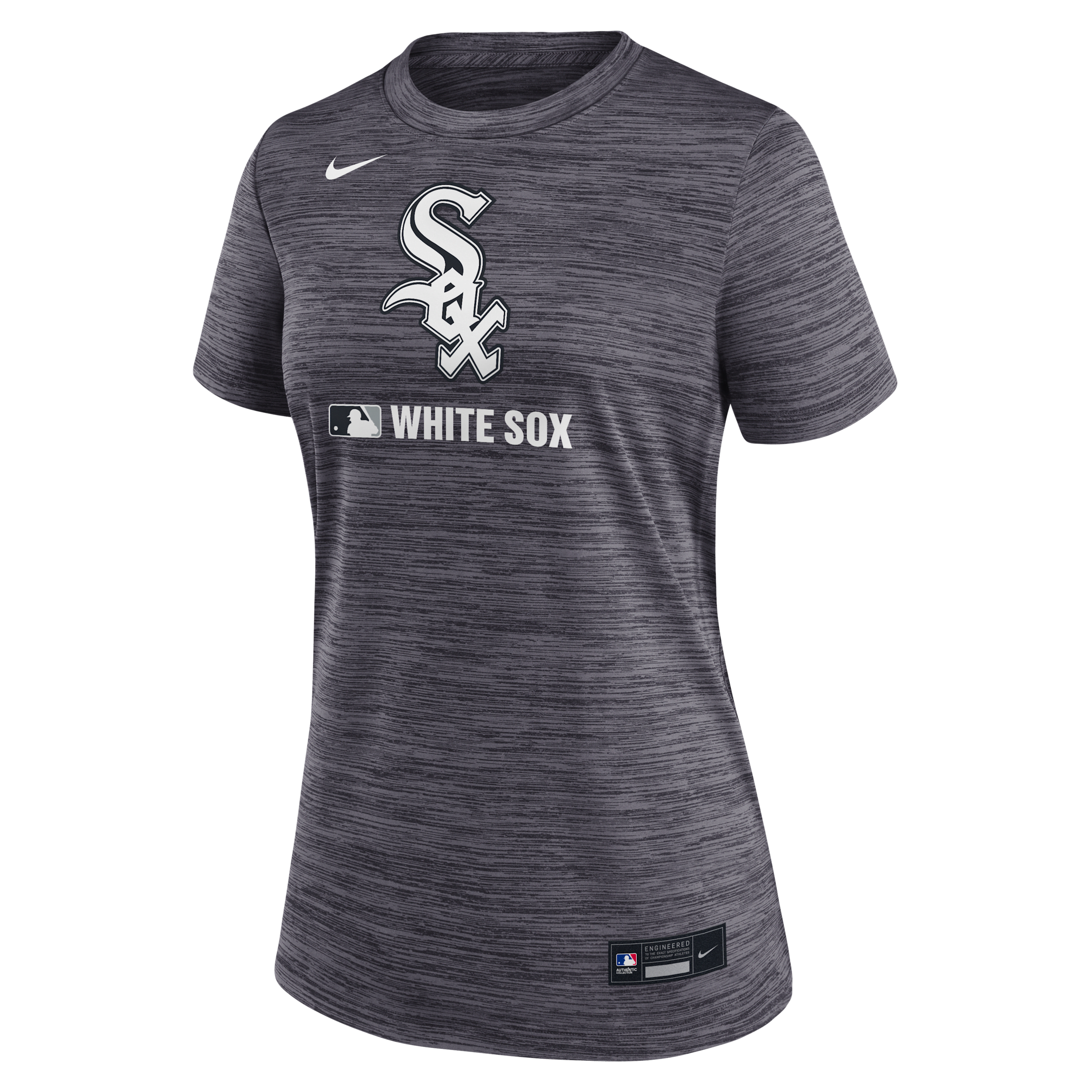 Nike Women's Black Chicago White Sox Authentic Collection Velocity Performance T-shirt In Black