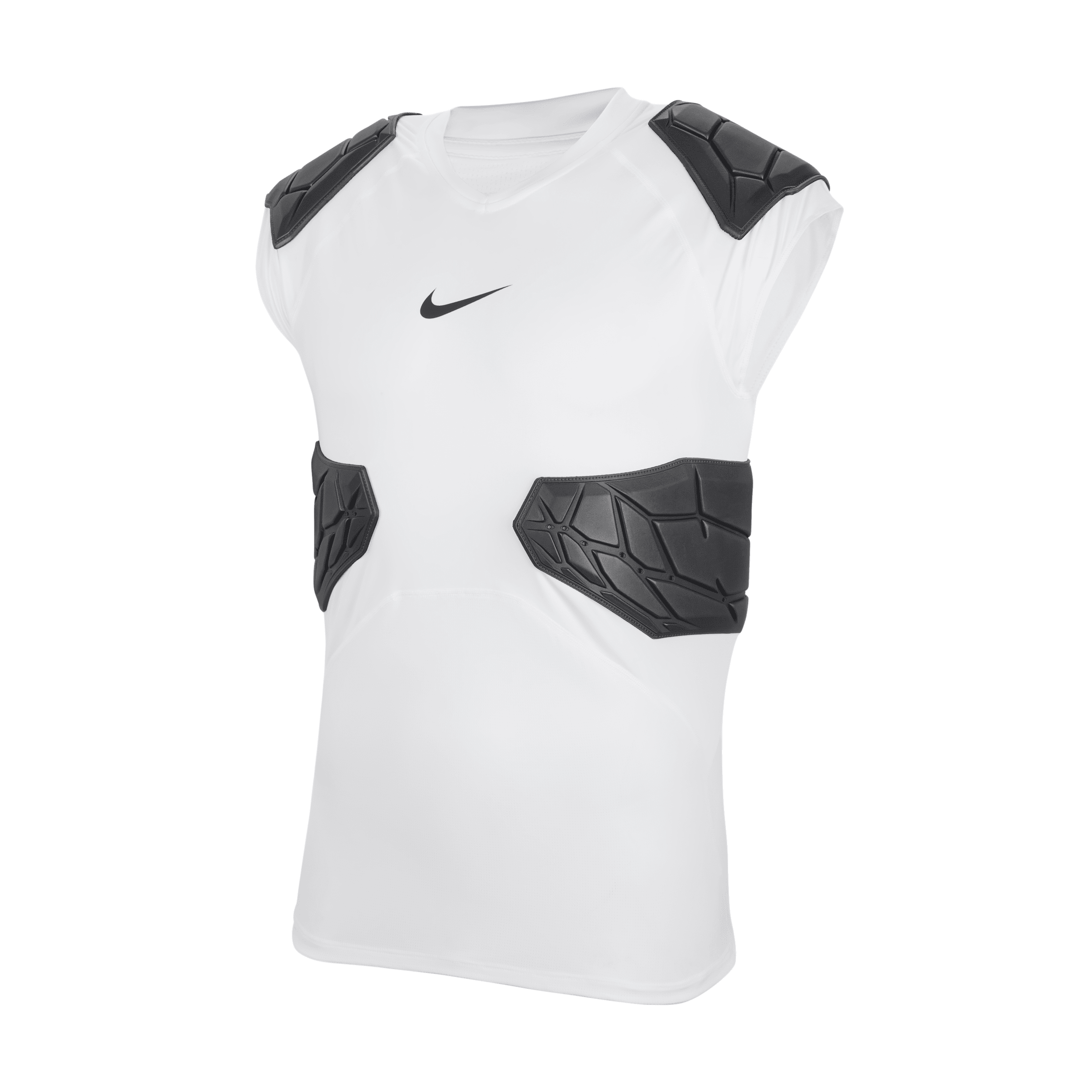 Nike Unisex  Pro Hyperstrong 4-pad Top In White