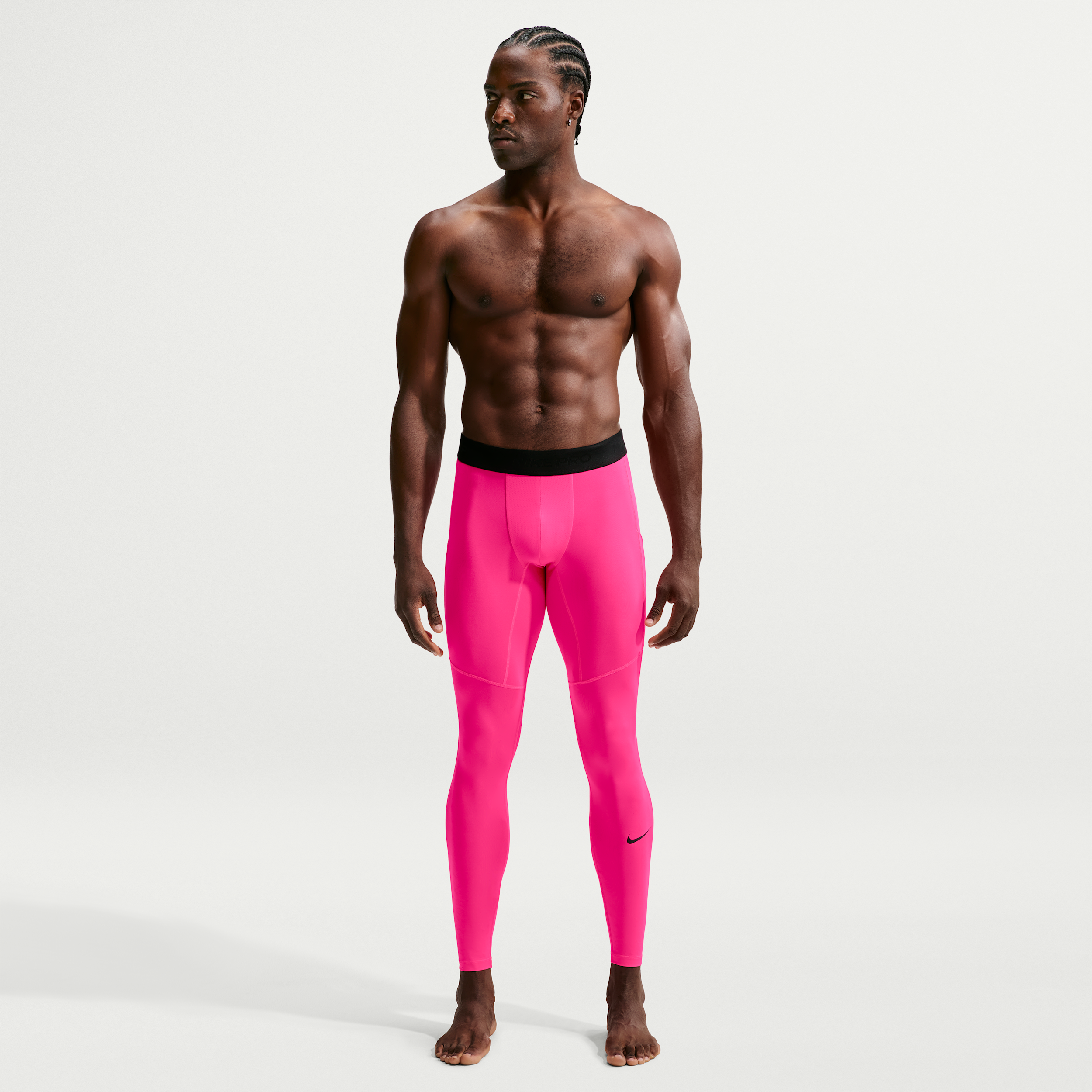 Men's Nike Pro Dri-FIT Fitness Tights in Pink | FB7952-646