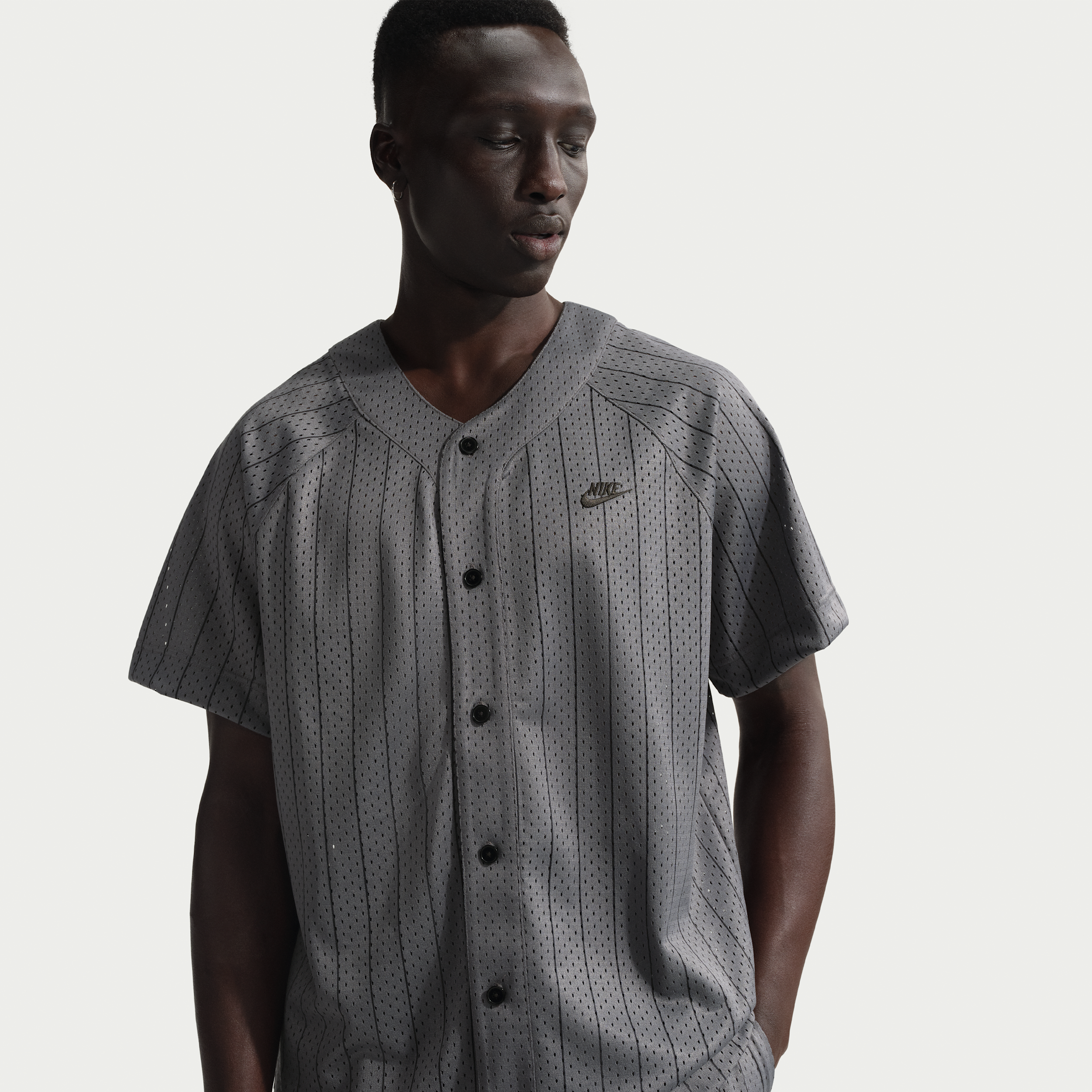 Men's Nike Sportswear Club Jersey in Grey | II4428-068