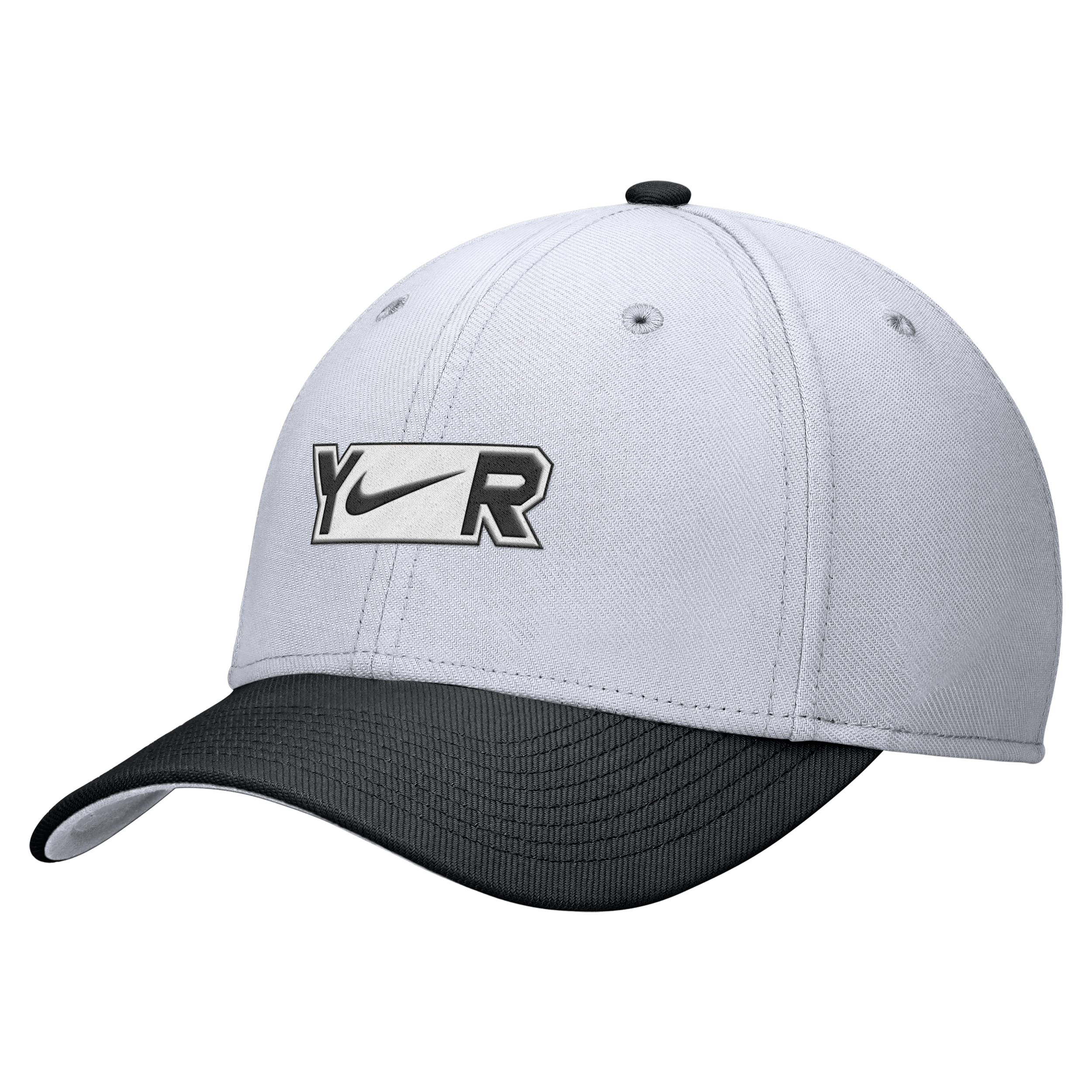 Nike Unisex Rise College (yardrunners) Dri-fit Swooshflex Cap In White