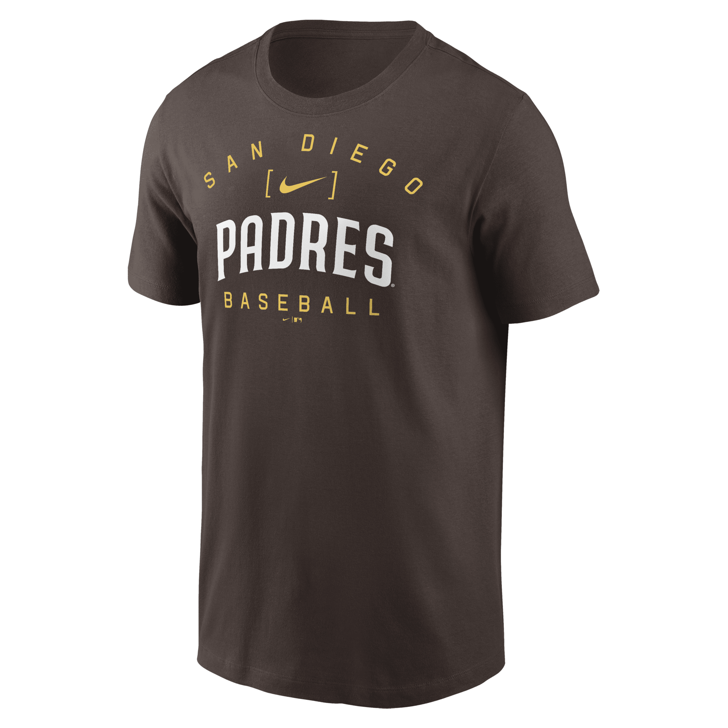 Shop Nike San Diego Padres Home Team Athletic Arch  Men's Mlb T-shirt In Brown