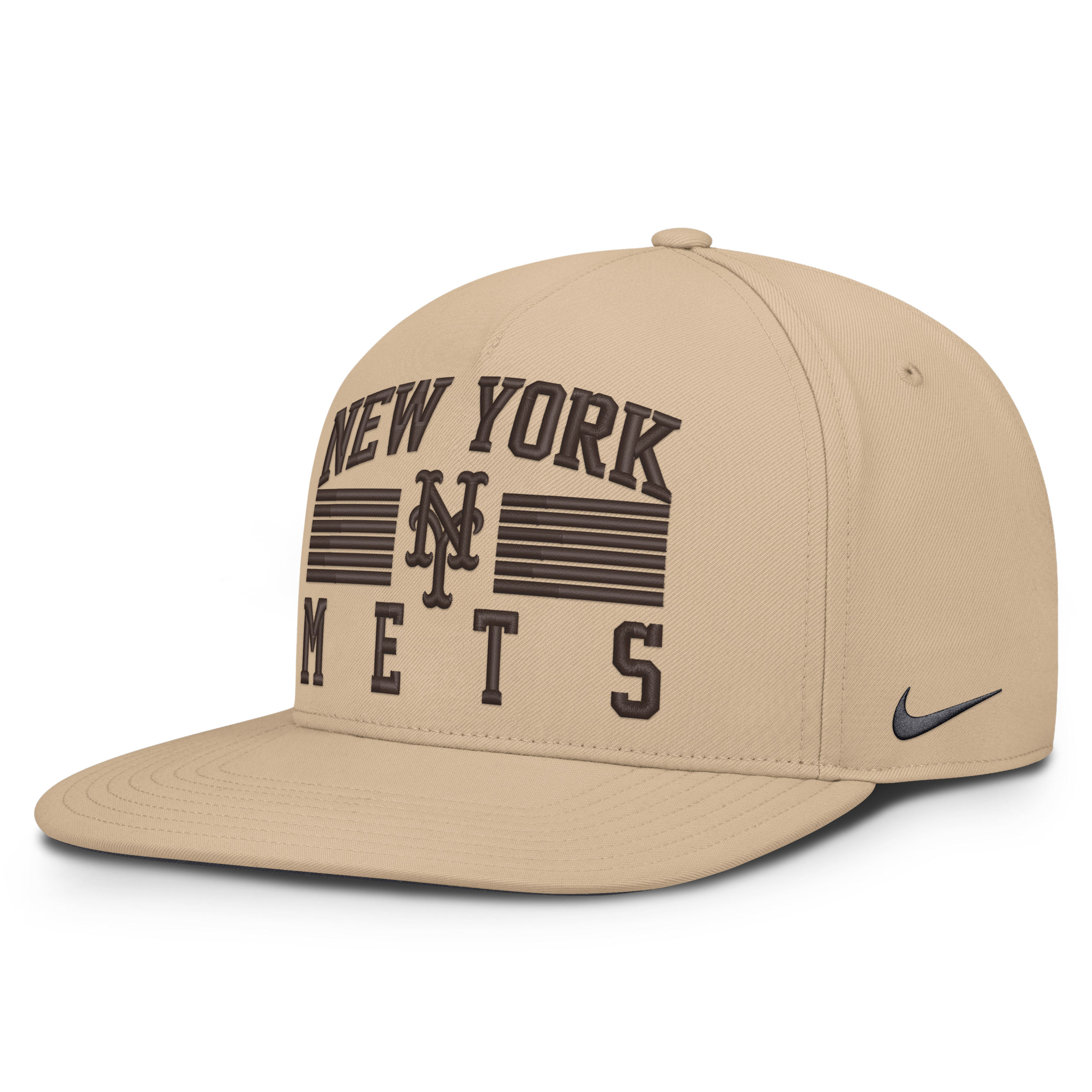 New York Mets Pro Nike Men's AeroBill MLB Adjustable Hat in Brown | NB510GT5NME-QTH