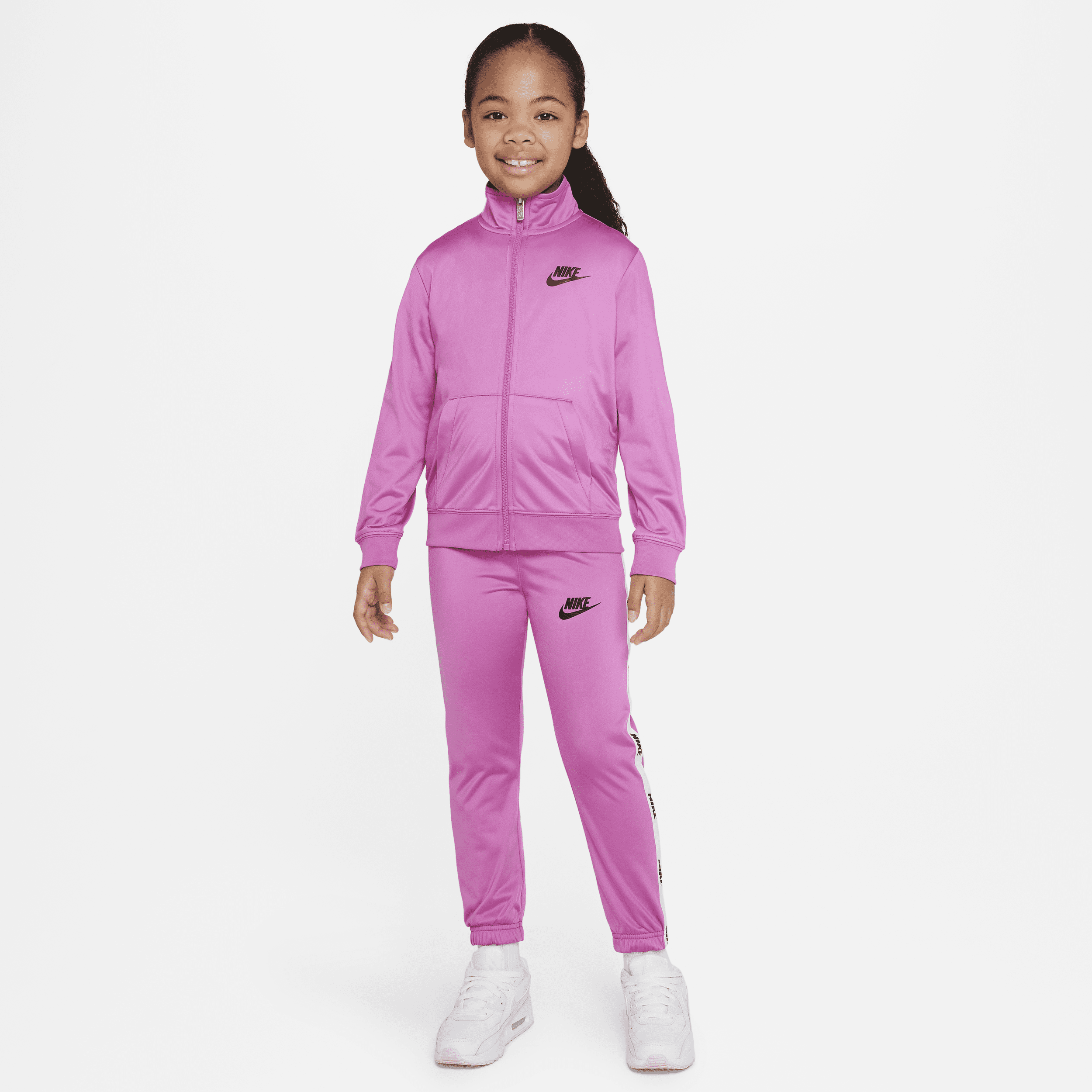 Nike Sportswear Little Kids' Tracksuit In Purple