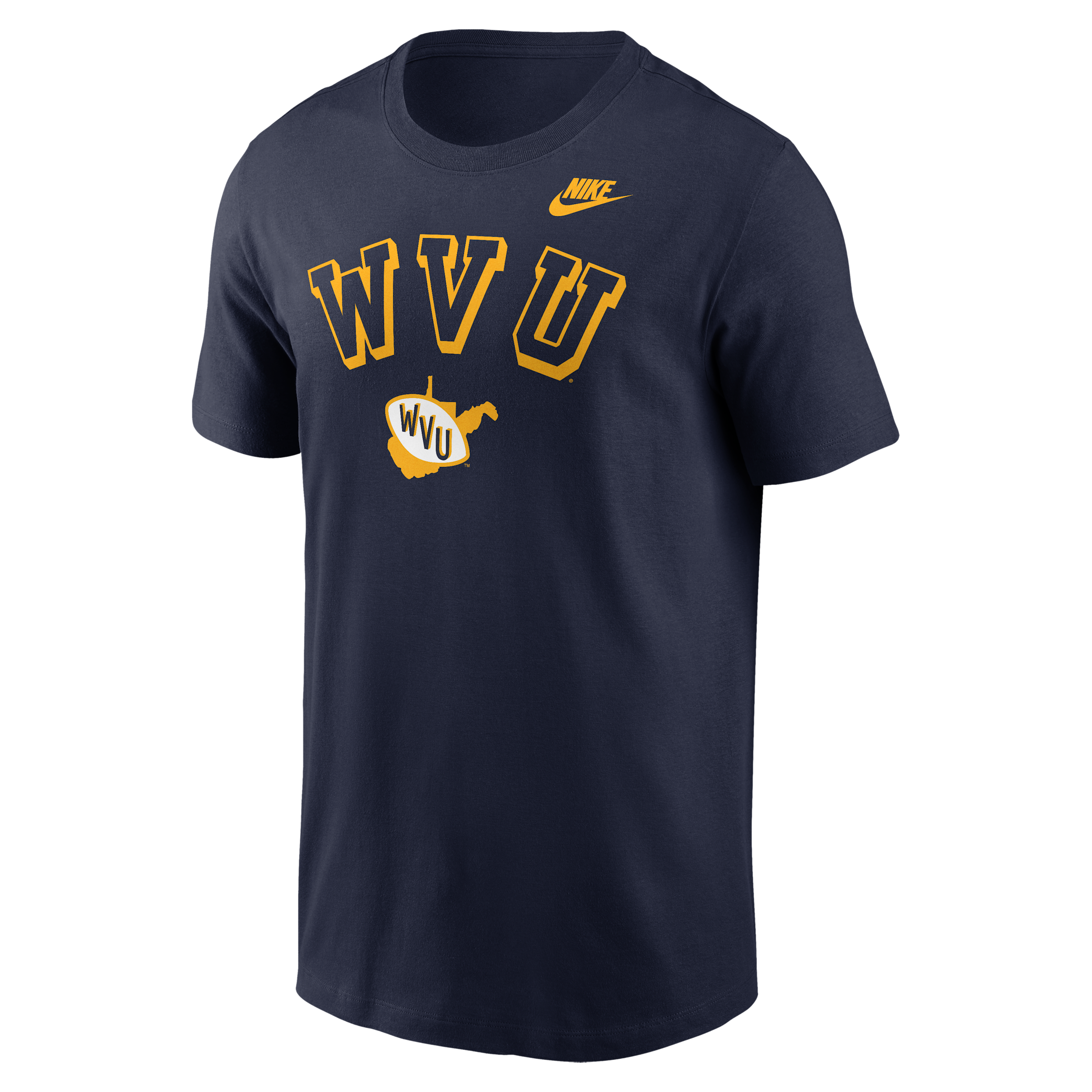 Nike Navy West Virginia Mountaineers Legacy Nickname T-shirt In Blue