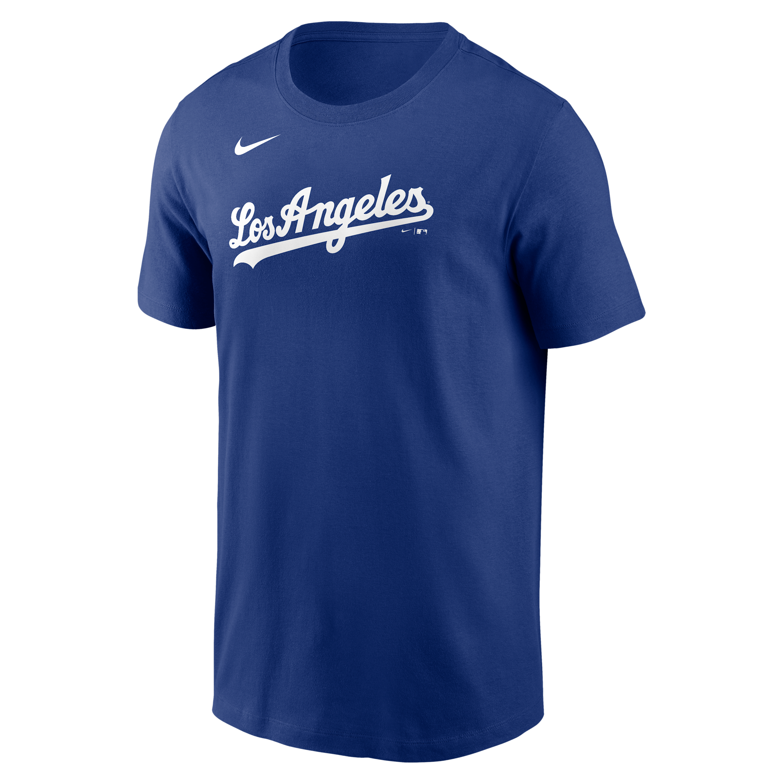 Los Angeles Dodgers Alternate Wordmark Nike Men's MLB T-Shirt in Blue | N1994EWLD-N84