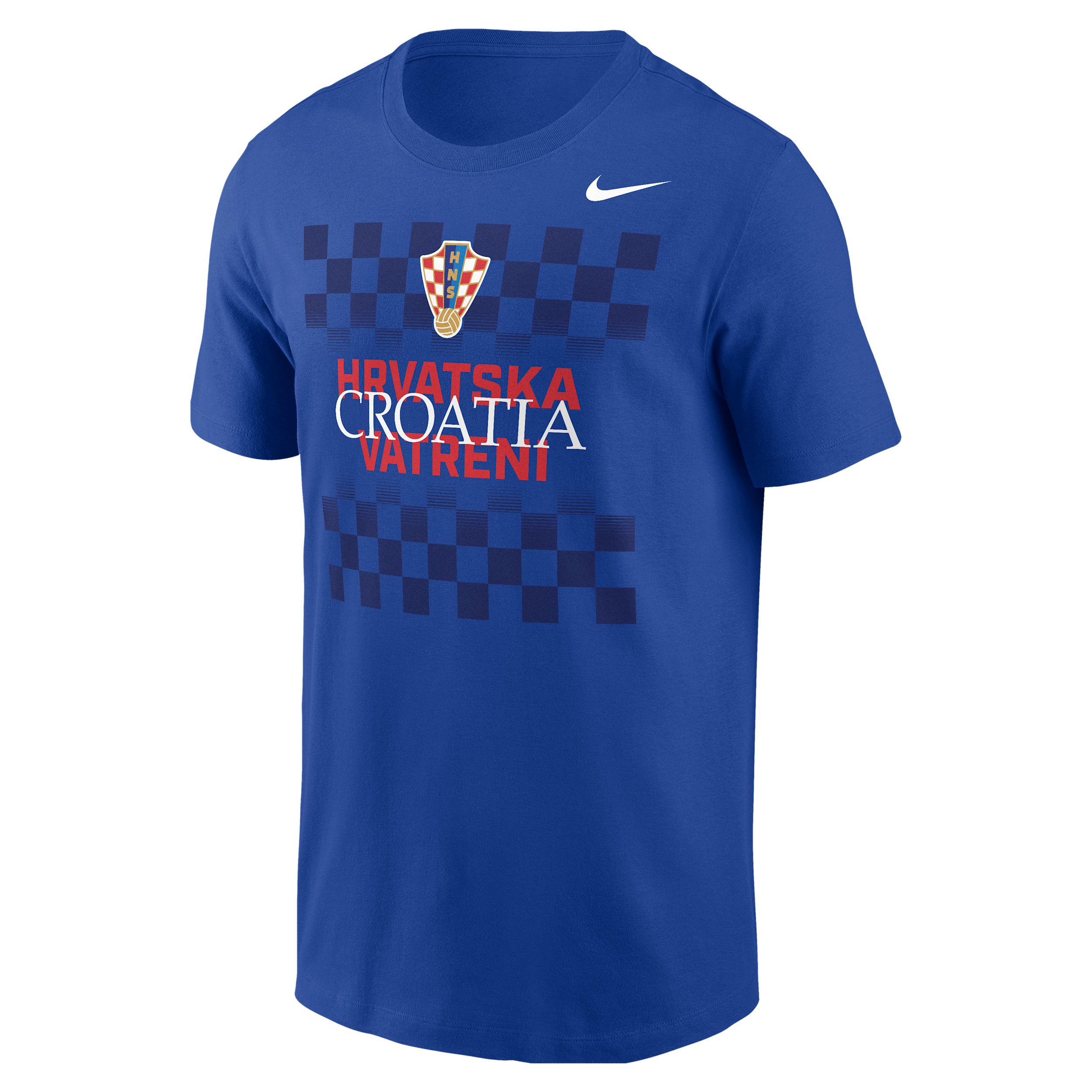 Croatia Nike Men's Soccer T-Shirt in Blue | M11332P146CRFT-RYL