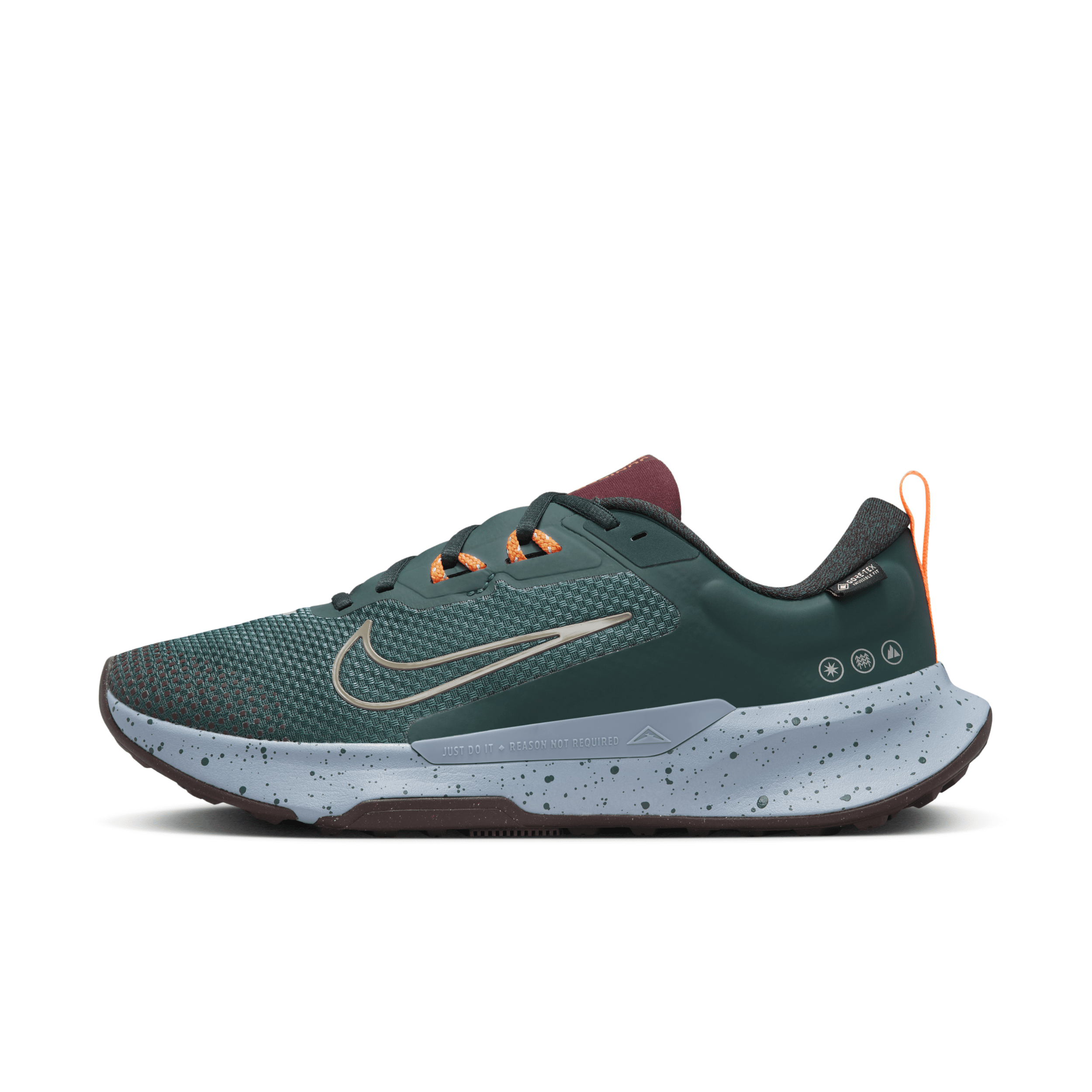 Nike Men's Juniper Trail 2 Gore-tex Waterproof Trail Running Shoes In Green
