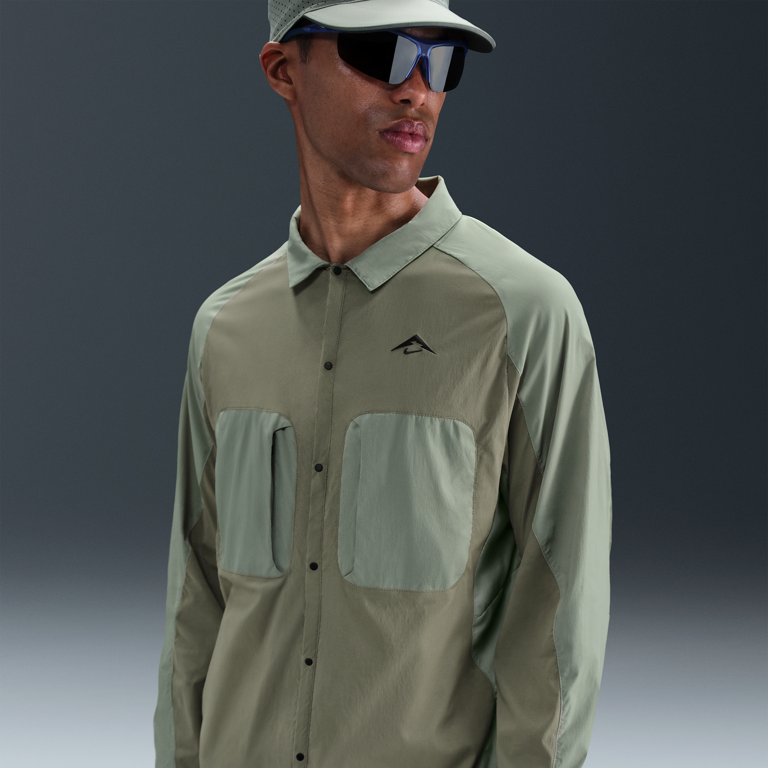 Nike Men's Trail Dri-fit Adv Uv Running Shirt Jacket