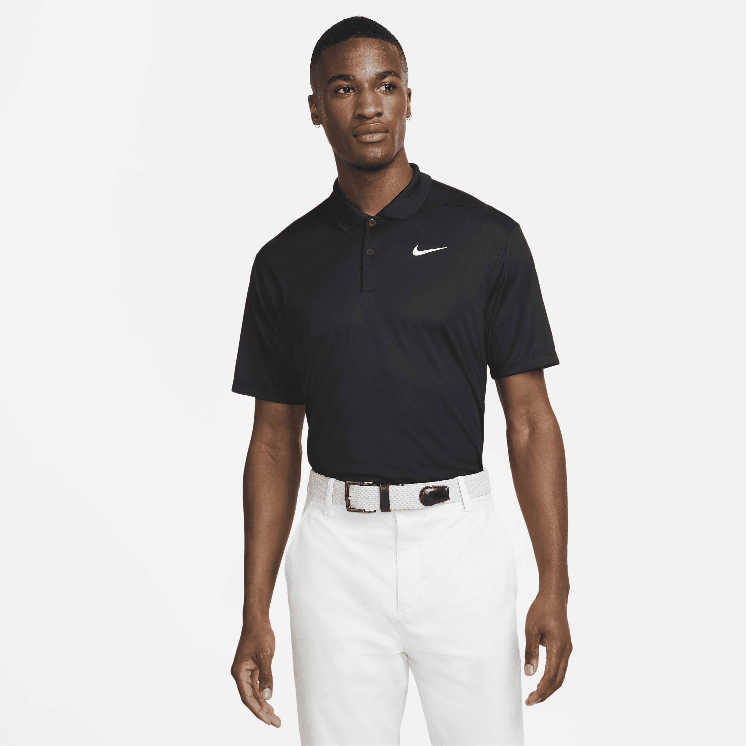 Shop Nike Men's Dri-fit Victory Golf Polo In Black