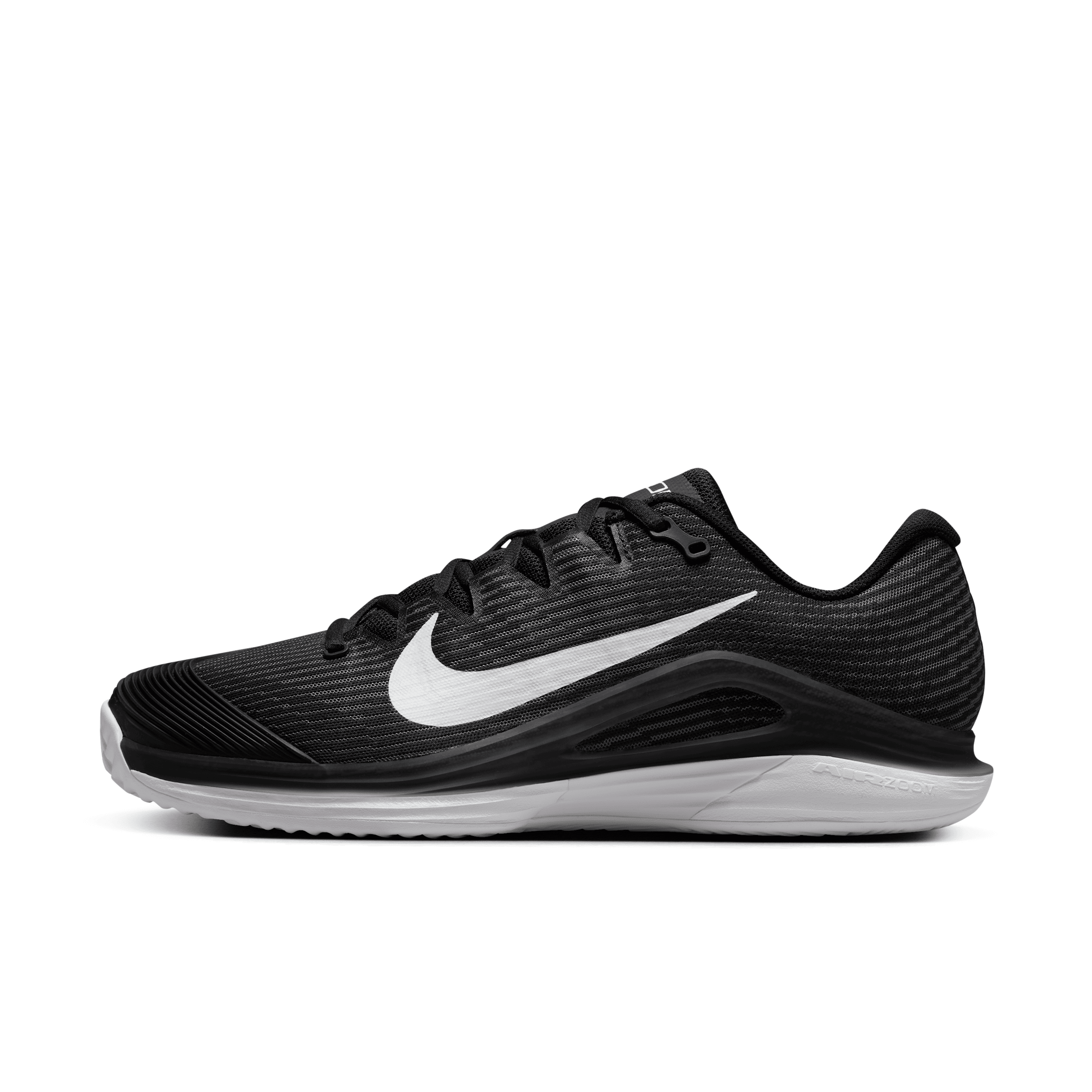 Nike Men's Vapor 12 Premium Tennis Shoes, Size 13, Black/White-Dk Smoke Grey