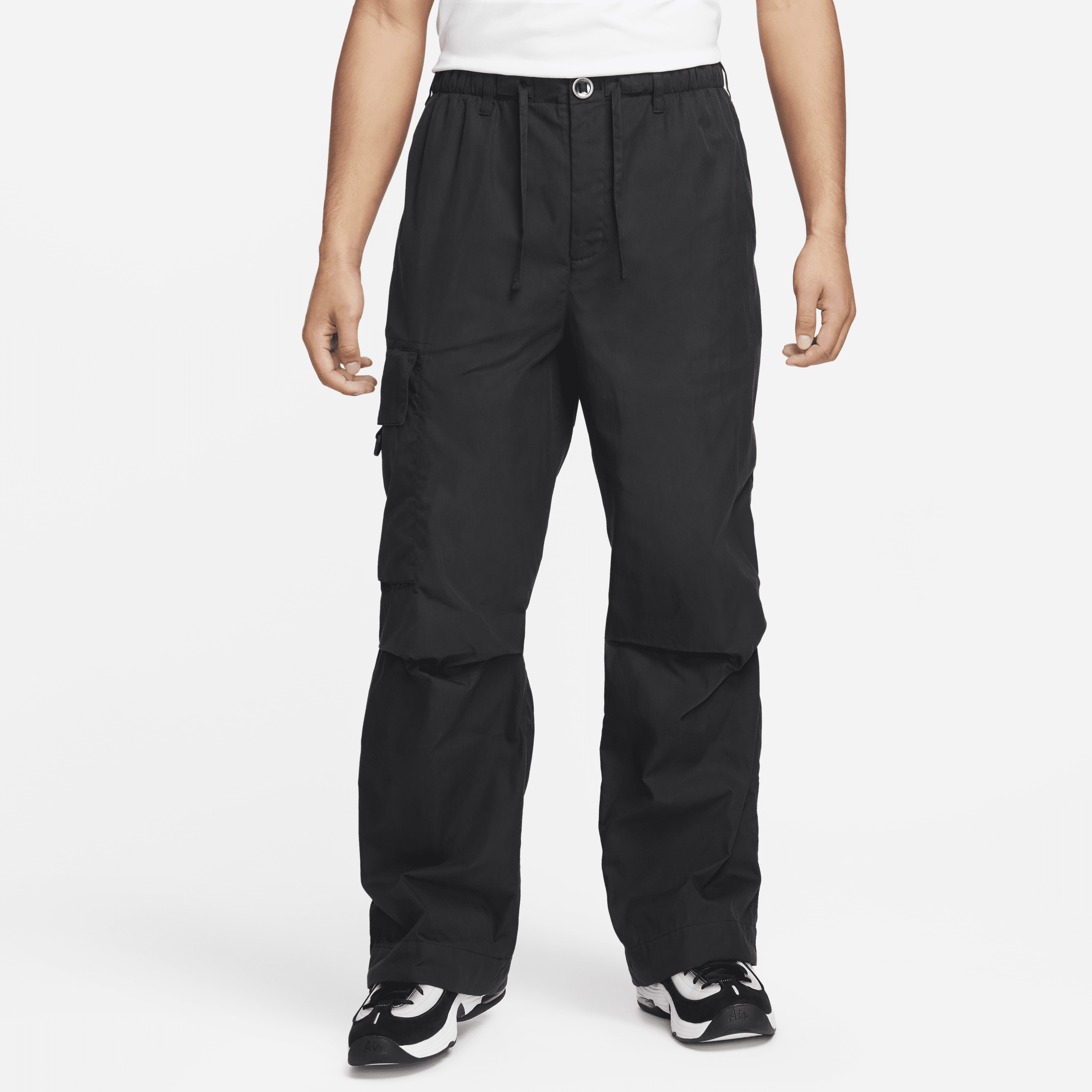 Shop Nike Men's  Sportswear Tech Pack Waxed Canvas Cargo Pants In Black