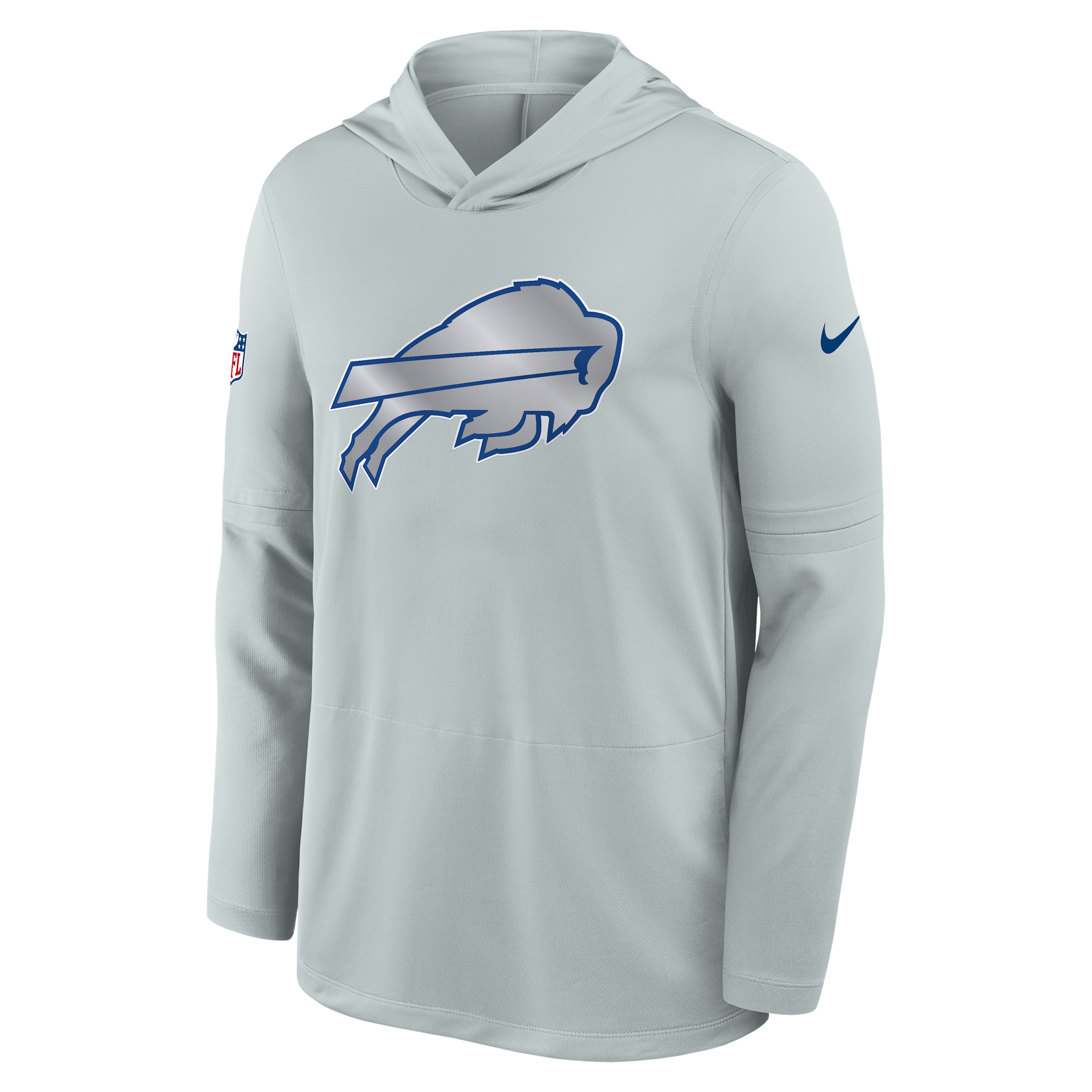 Nike Buffalo Bills Rivalries Collection Sideline  Men's Dri-fit Nfl Long-sleeve Hooded Top In Blue