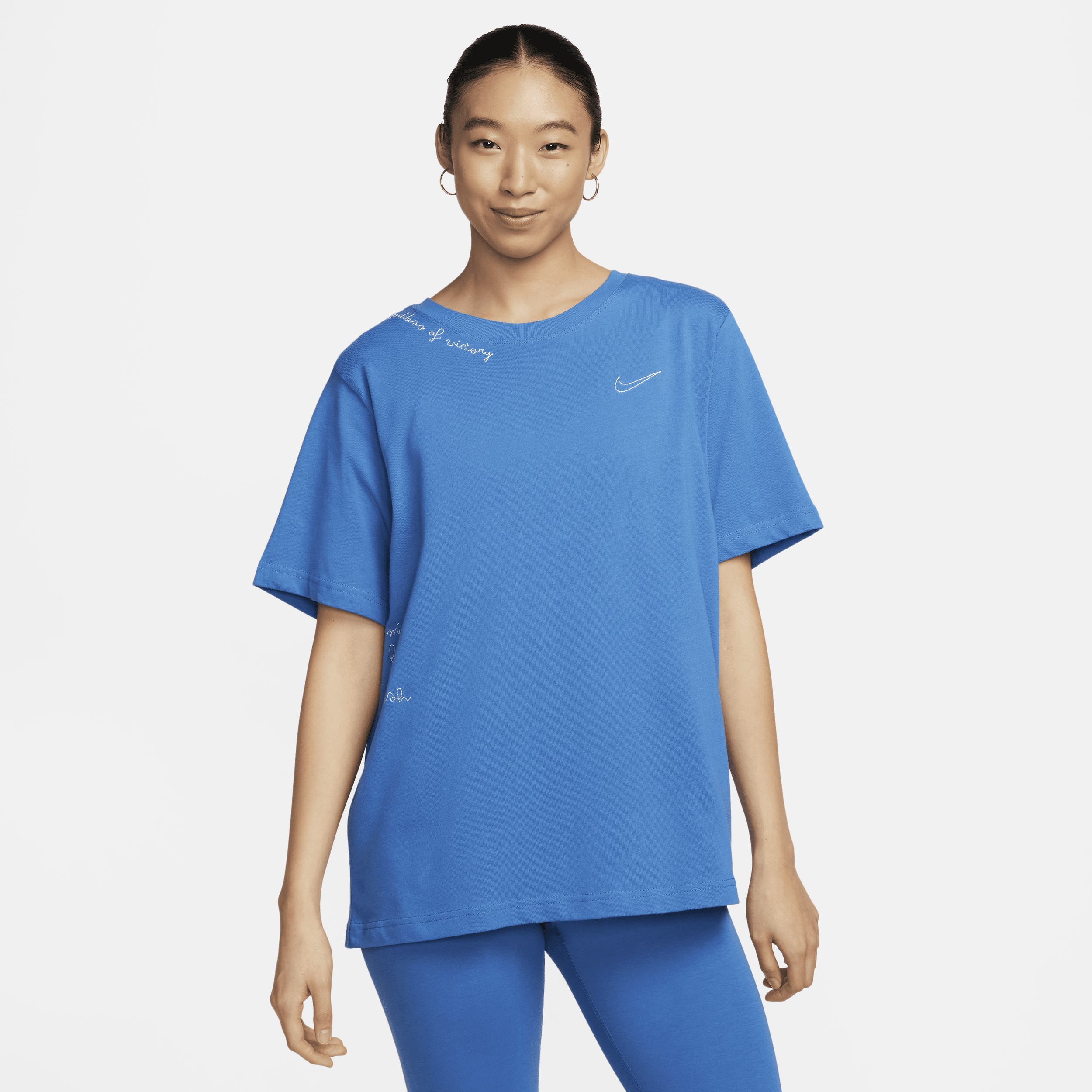 Shop Nike Women's  Sportswear Essential T-shirt In Blue