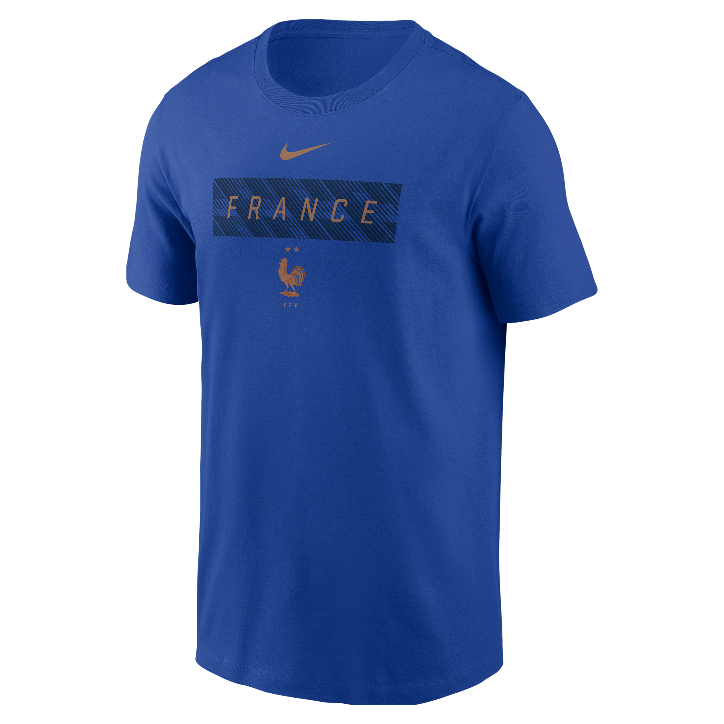 France Nike Men's Soccer T-Shirt in Blue | M11332P048FRFF-RYL