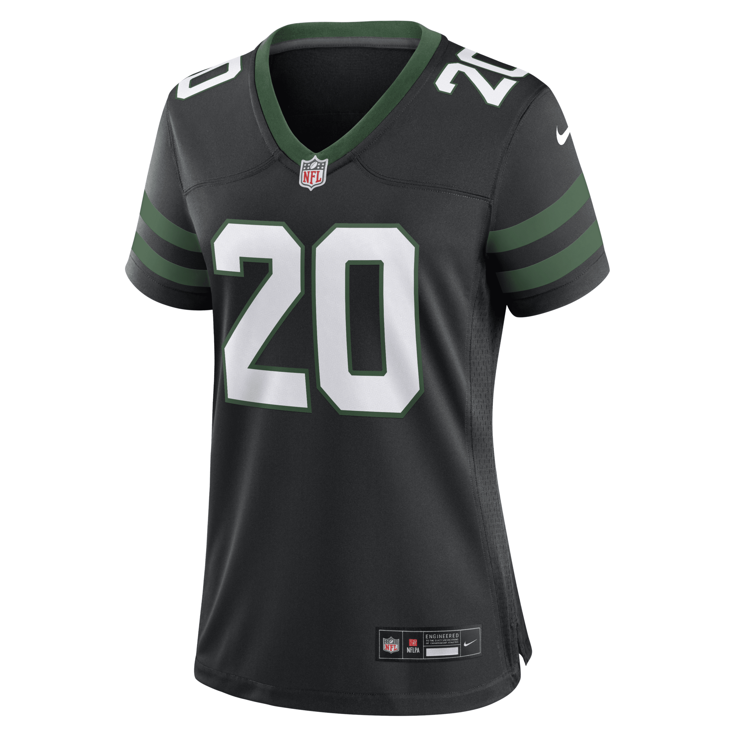 Nike Breece Hall New York Jets Women's Nfl Game Football Jersey In Black
