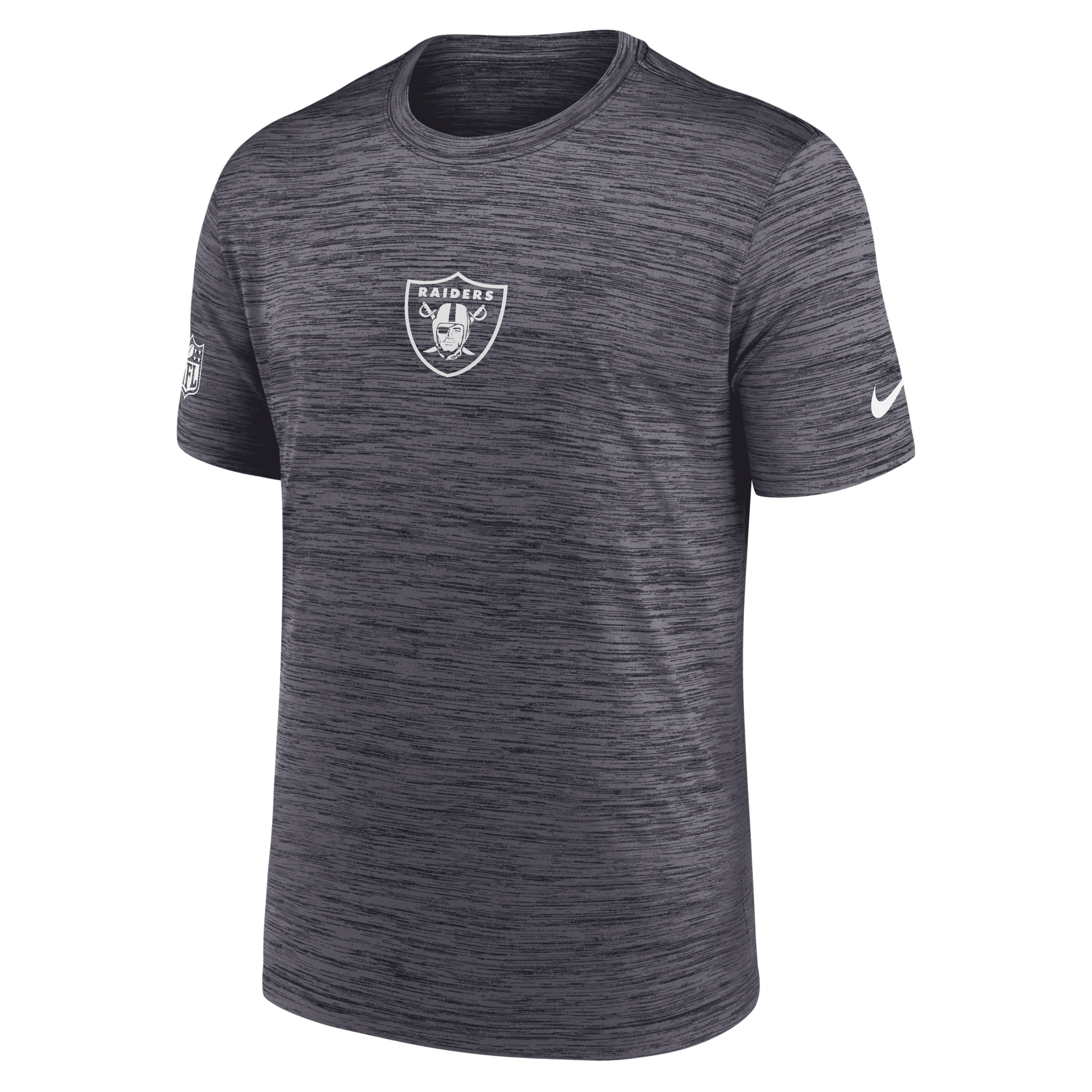 Nike Las Vegas Raiders Sideline Team Issue Velocity  Men's Dri-fit Nfl T-shirt In Black