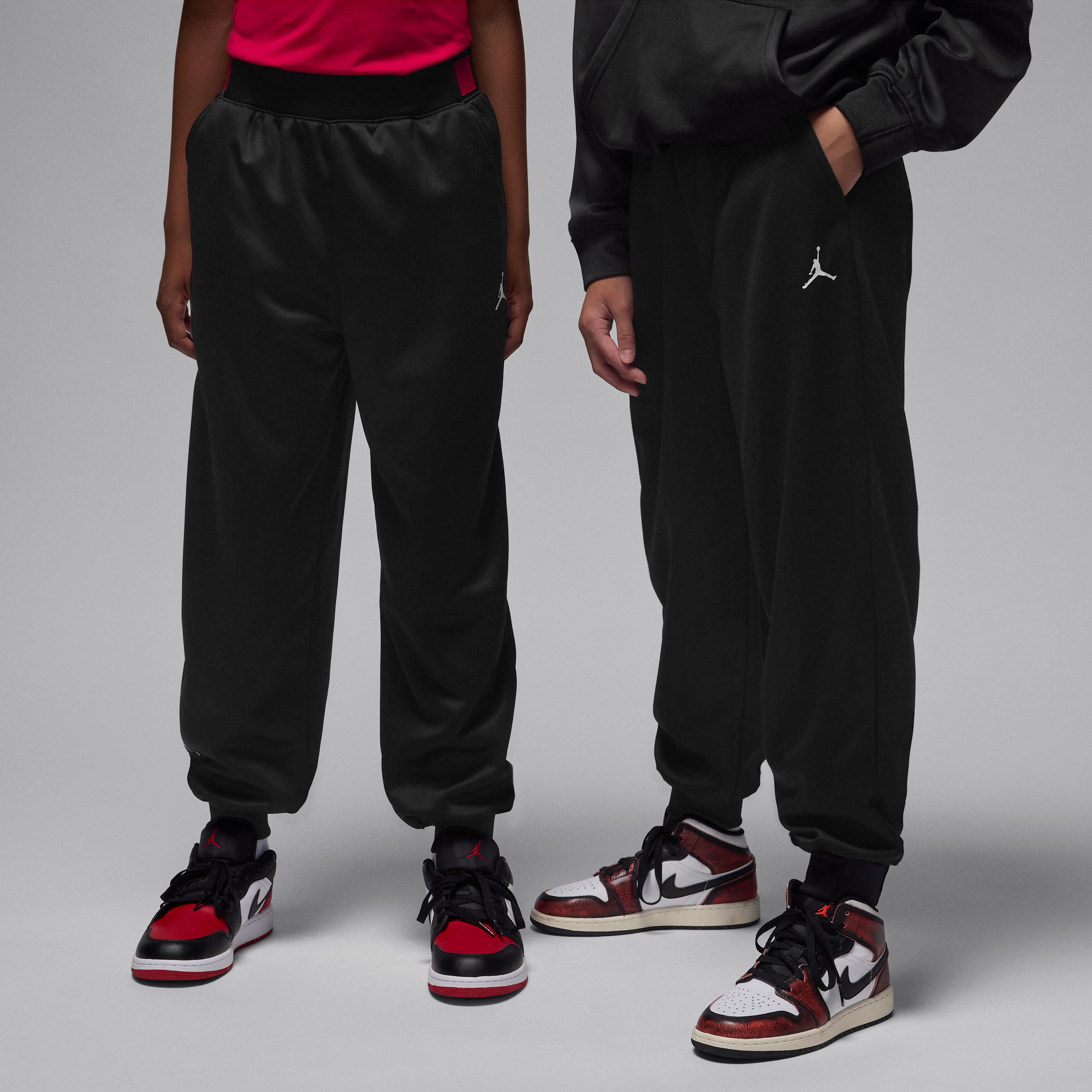 Jordan Therma-fit Big Kids' Ease Fleece Sweatpants In Black