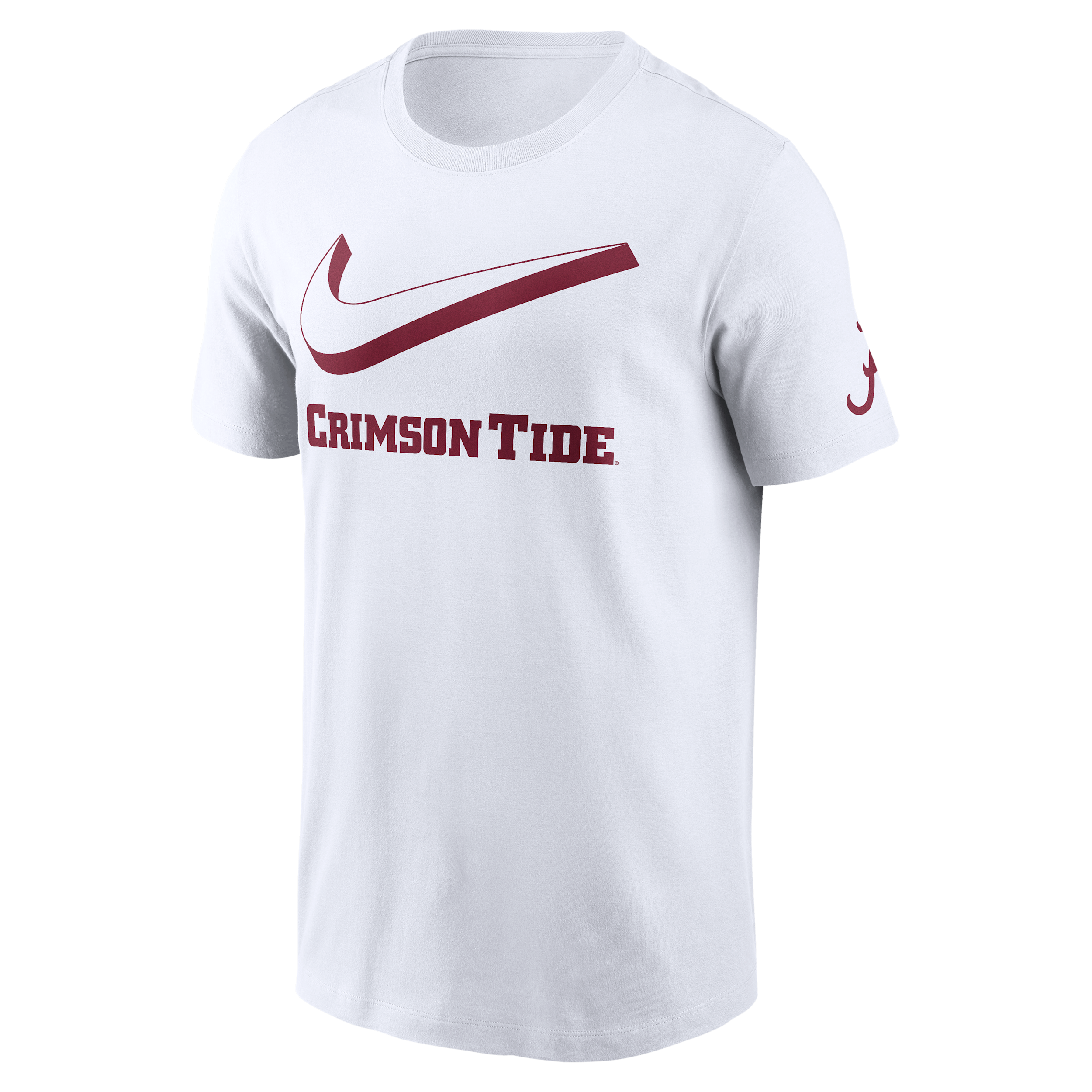 Nike White Alabama Crimson Tide Primetime 2-hit Swoosh T-shirt In White