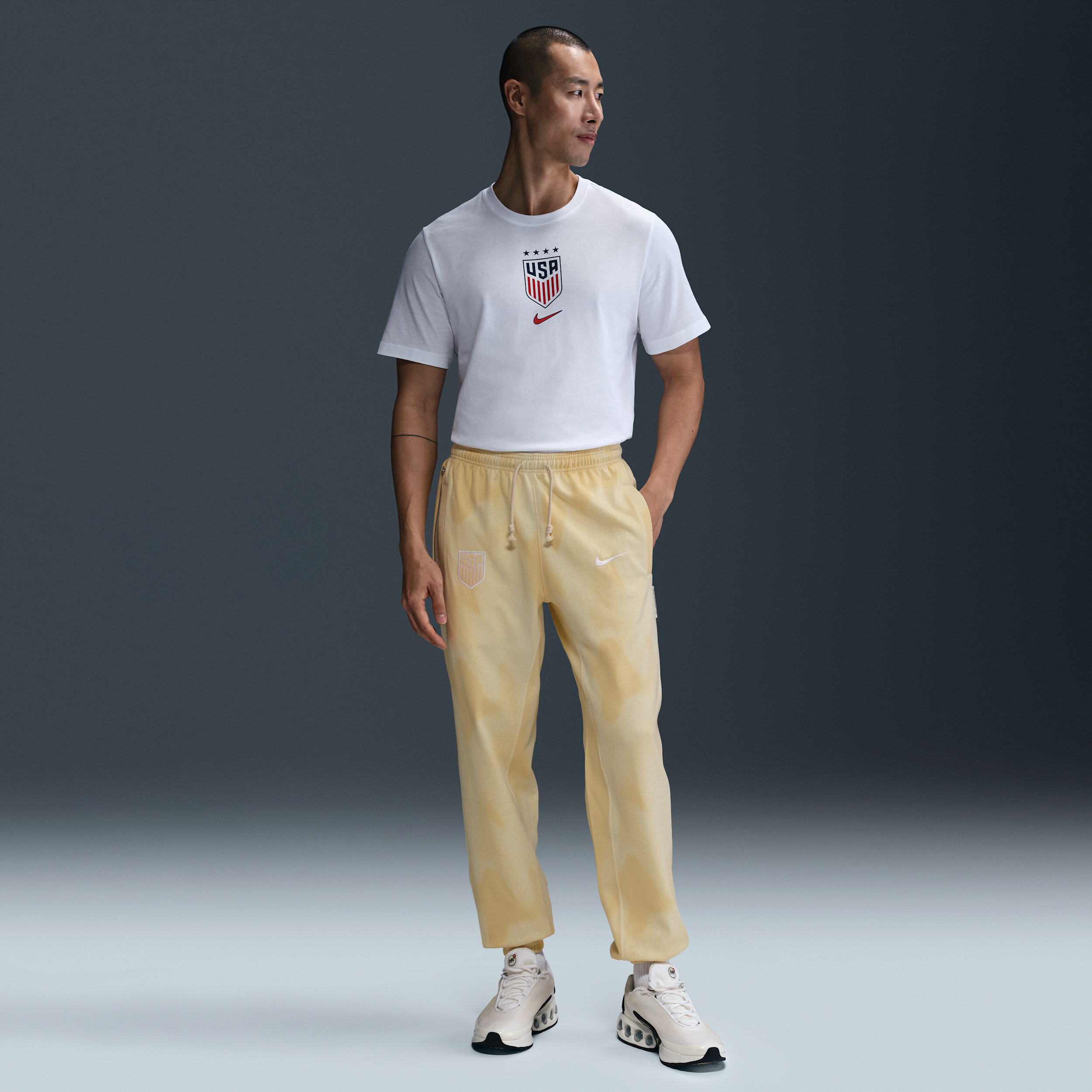 Nike Usmnt Standard Issue  Men's Dri-fit Soccer Pants In White