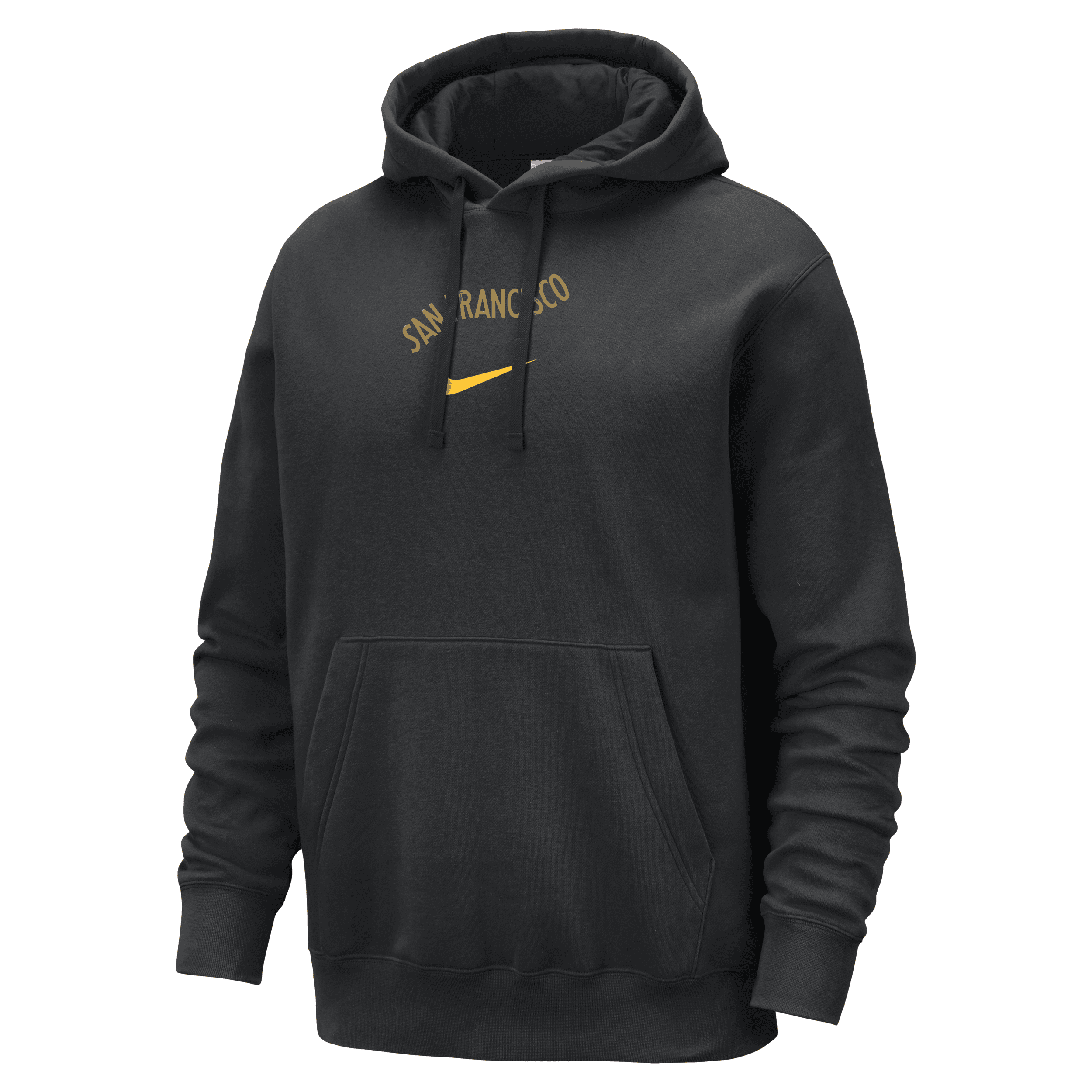 Nike Golden State Warriors Club Fleece City Edition  Men's Nba Pullover Hoodie In Black