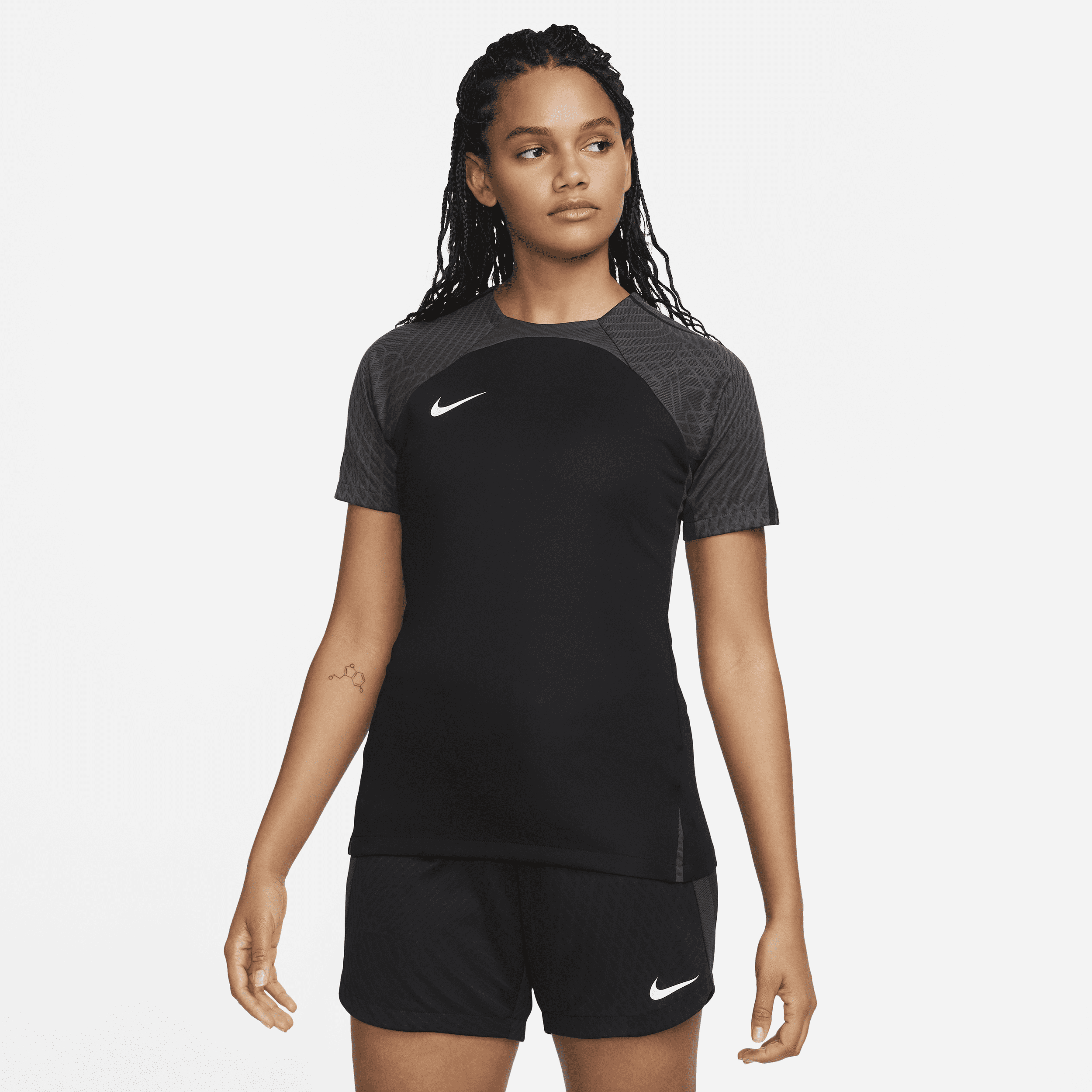 Nike Women's Dri-fit Strike Short-sleeve Top In Black