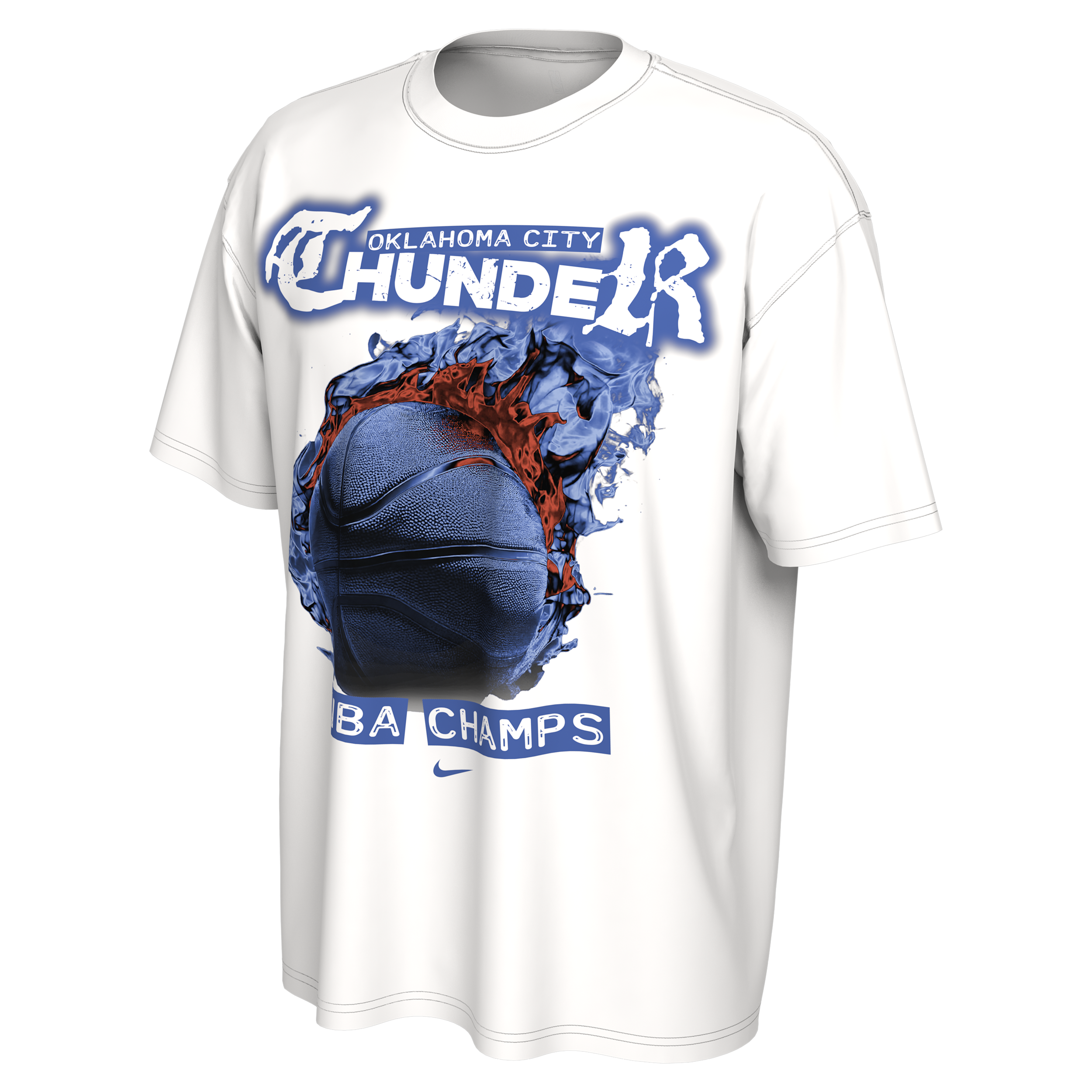 Nike Men's and Women's White Oklahoma City Thunder 2025 Nba Finals Champions Celebration Parade Roster T-Shirt - White