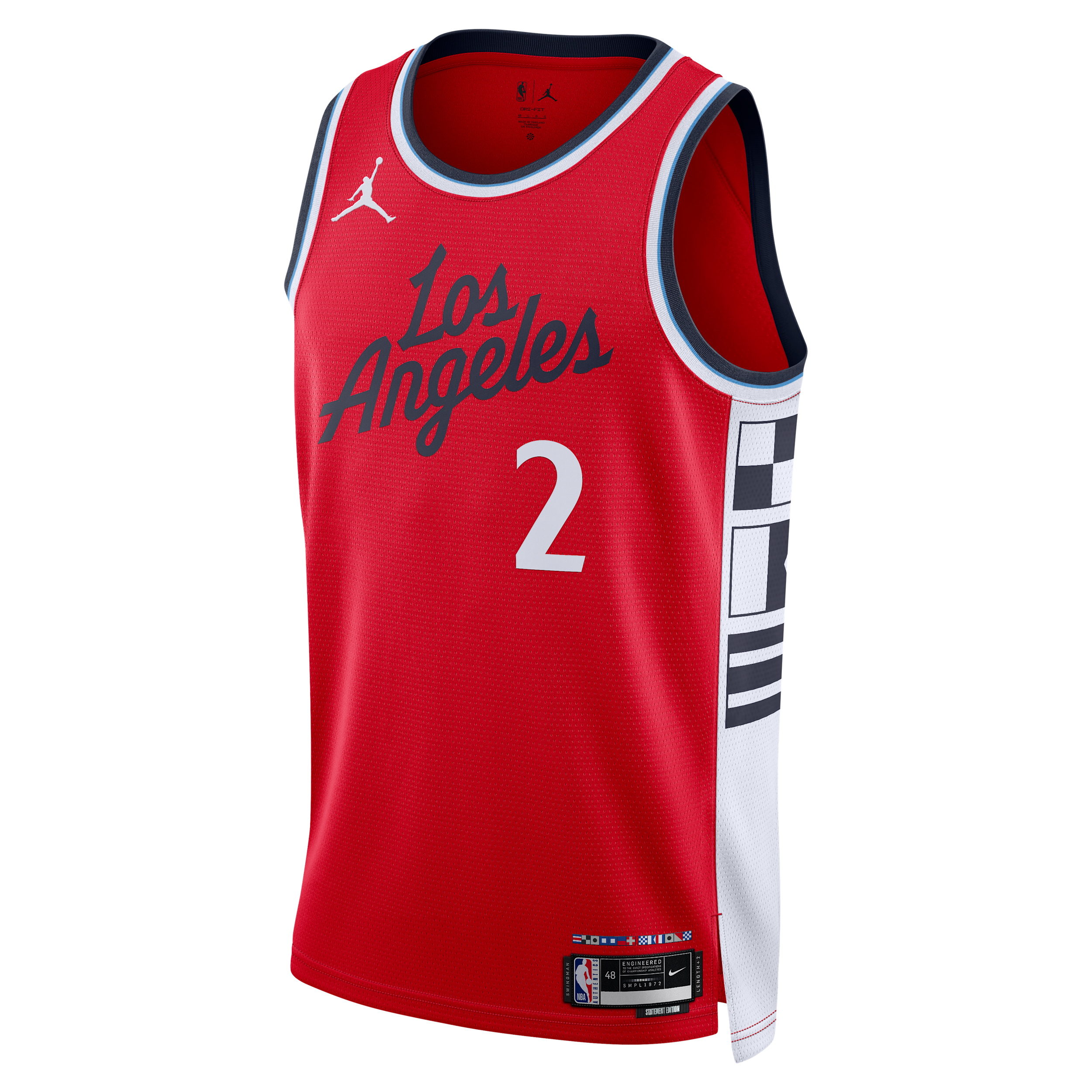 Men's Kawhi Leonard LA Clippers 2024/25 Statement Edition Jordan Dri-FIT NBA Swingman Jersey in Red | FQ4720-657