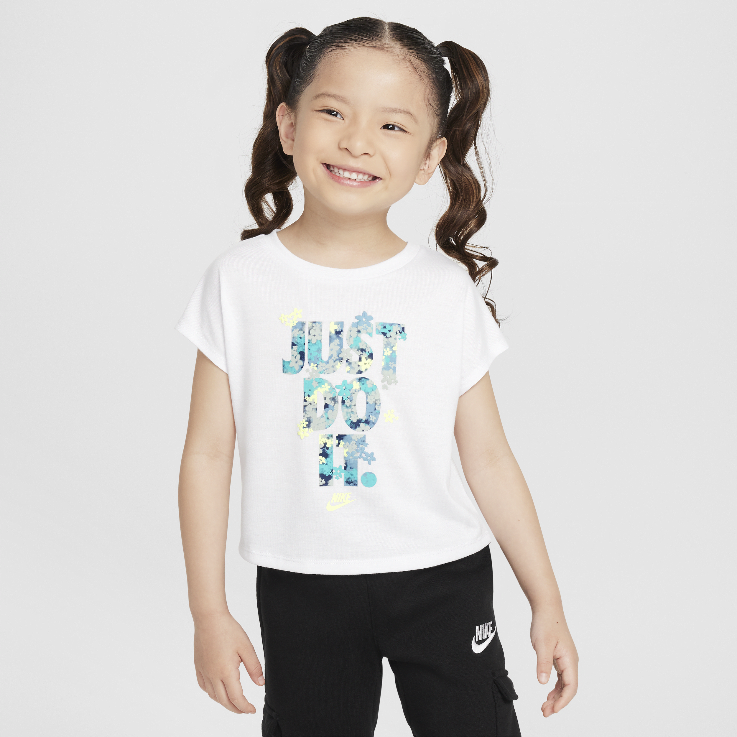 Nike Babies' Fresh Cut Toddler Graphic T-shirt In White
