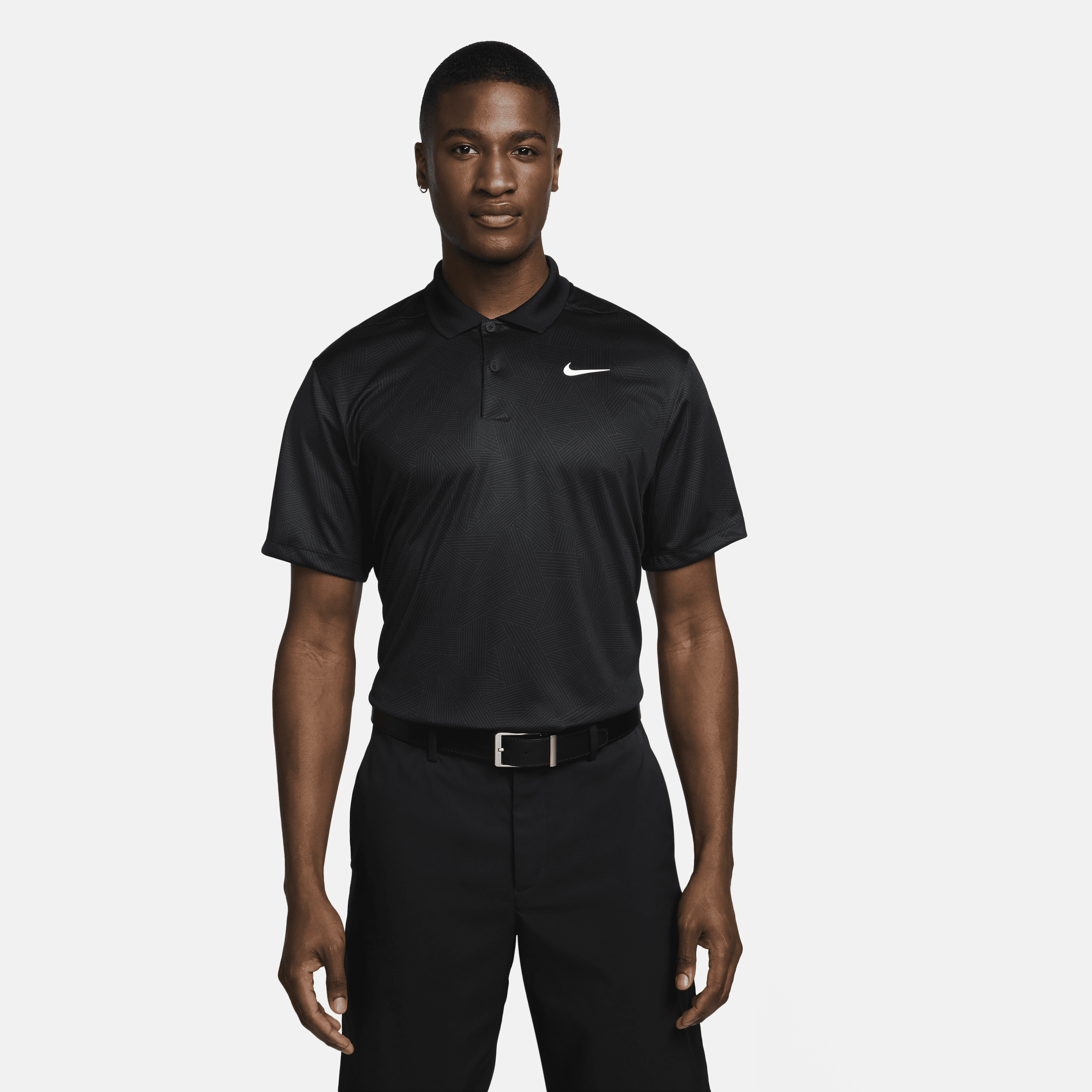Shop Nike Men's Victory+ Dri-fit Golf Polo In Black