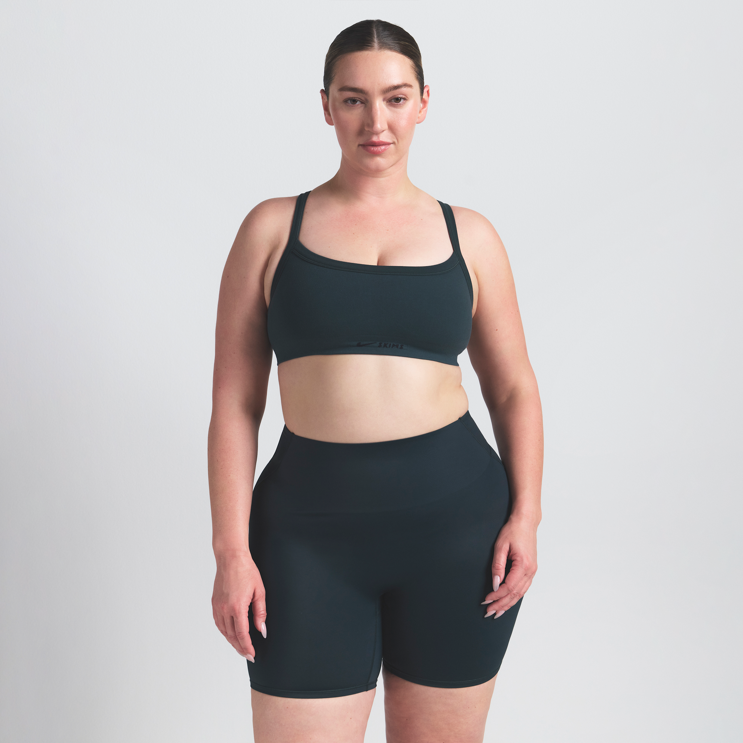 Nike Women's Skims Vintage Seamless Cami Bra In Black