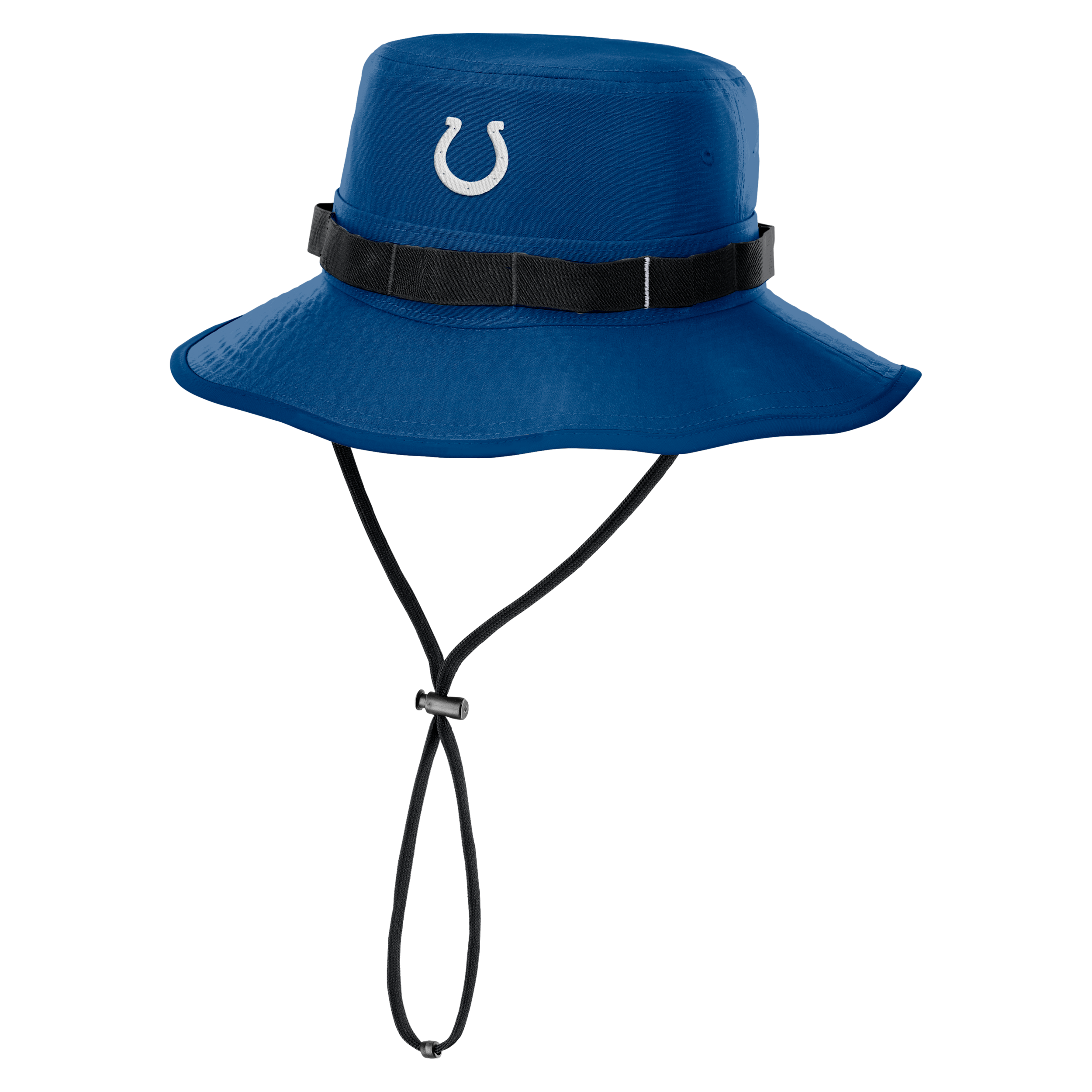 Nike Men's Indianapolis Colts Primetime Apex Boonie NFL Dri-FIT College Bucket Hat in Blue | NF1B4LB98-GP2