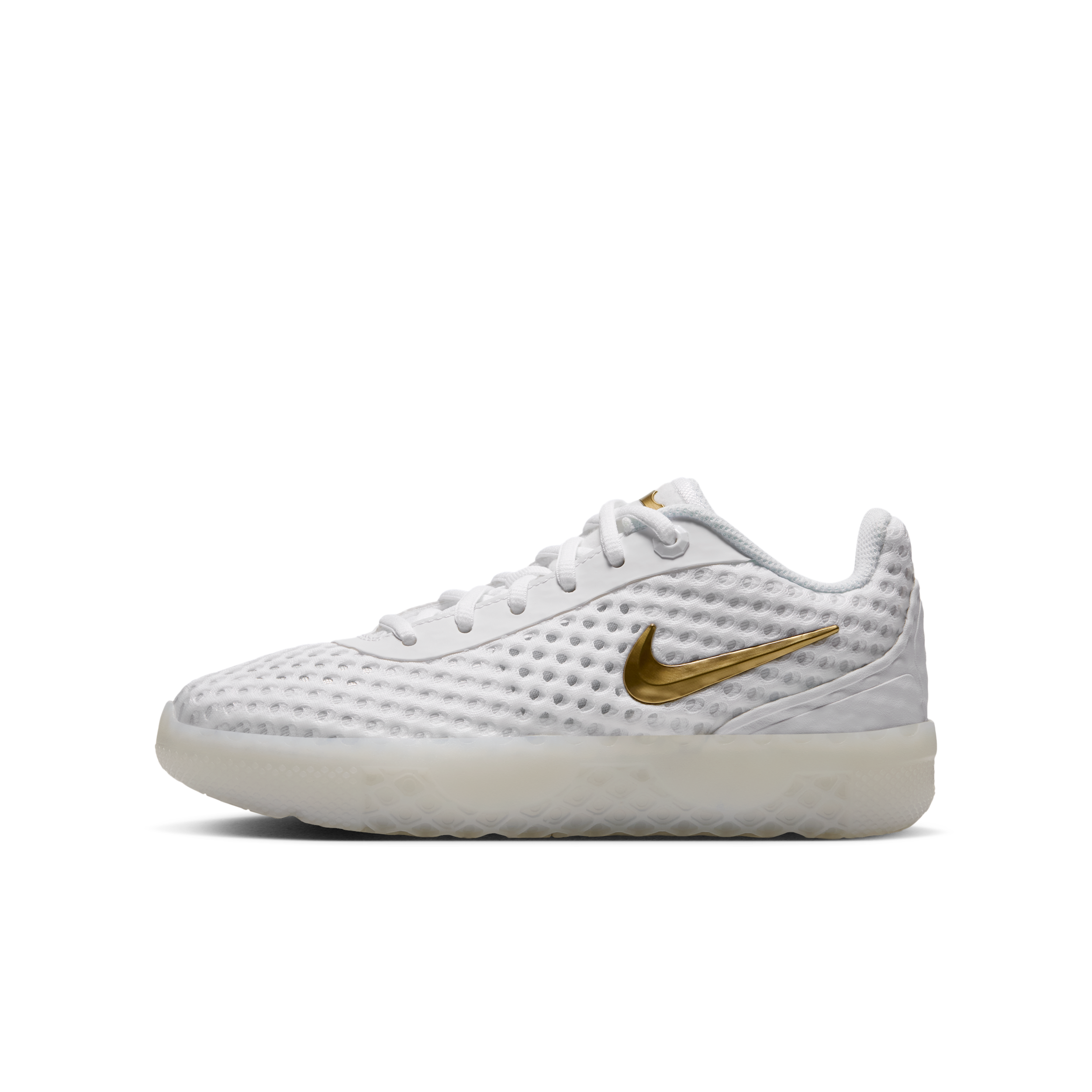 Nike Lebron Witness 10 Big Kid Boys Basketball Shoes, 5 1/2 Medium, White