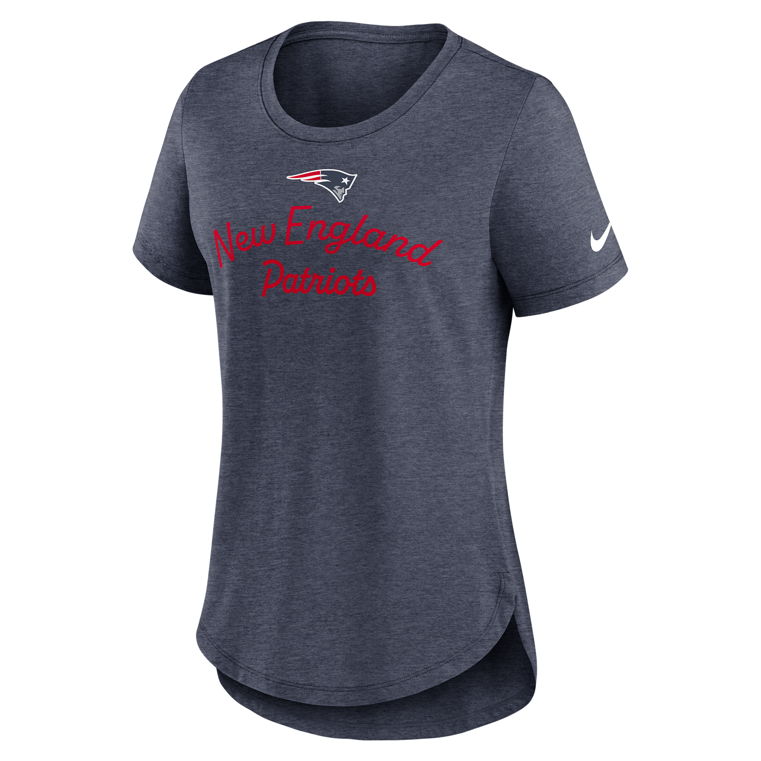 Nike New England Patriots Script Women's Nfl T-shirt In Blue