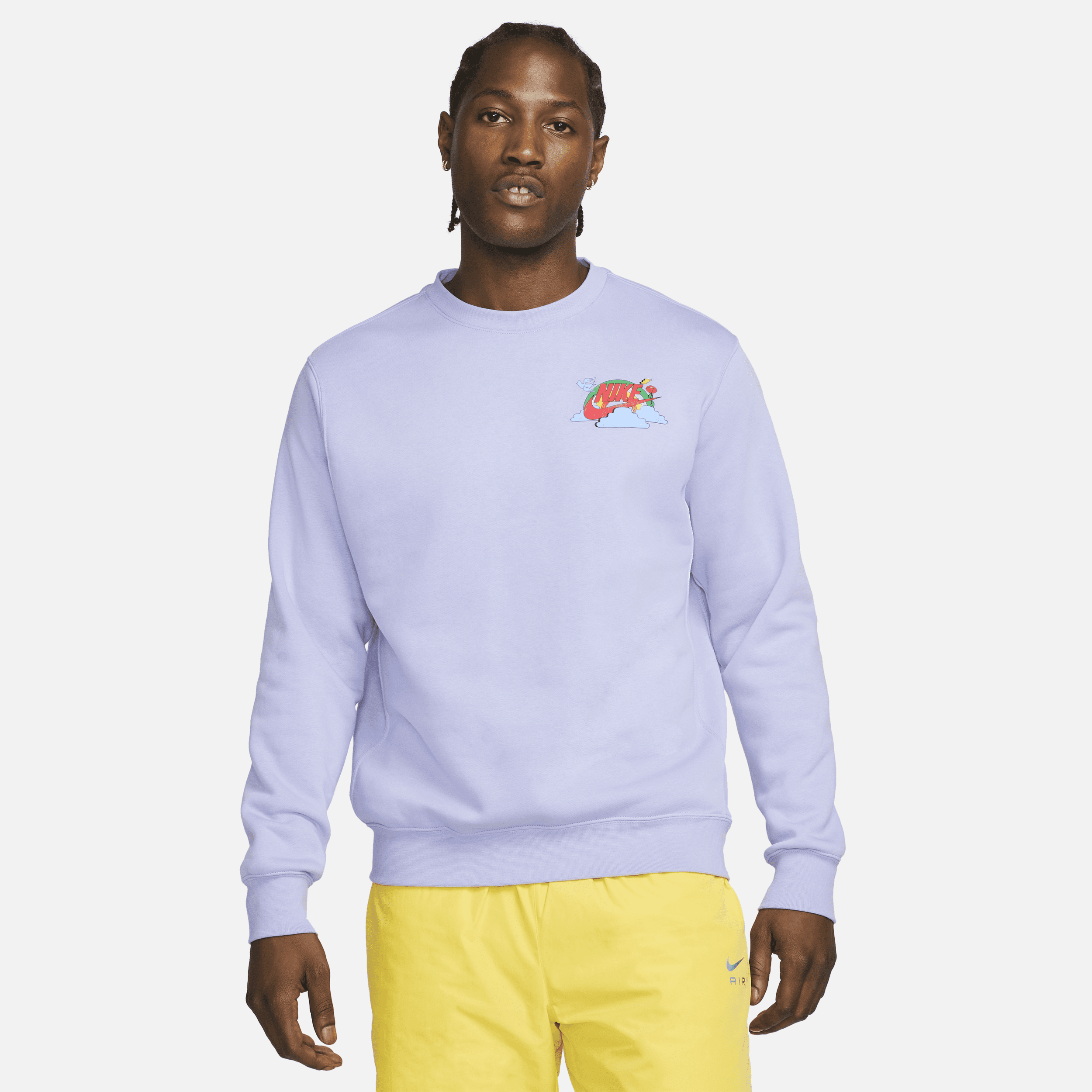 NIKE MEN'S  SPORTSWEAR FLEECE CREW,14193143