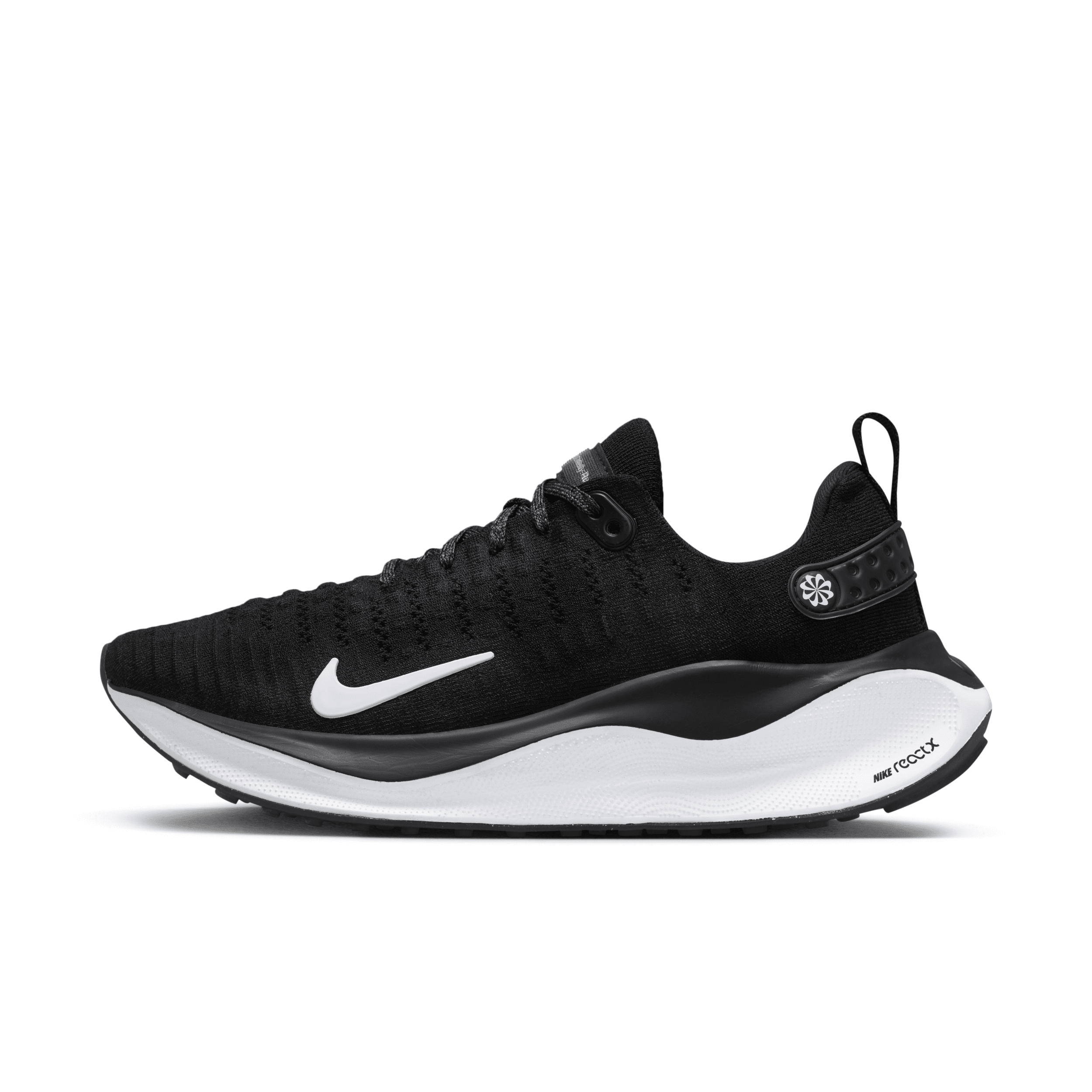 Shop Nike Women's Infinityrn 4 Road Running Shoes (extra Wide) In Black
