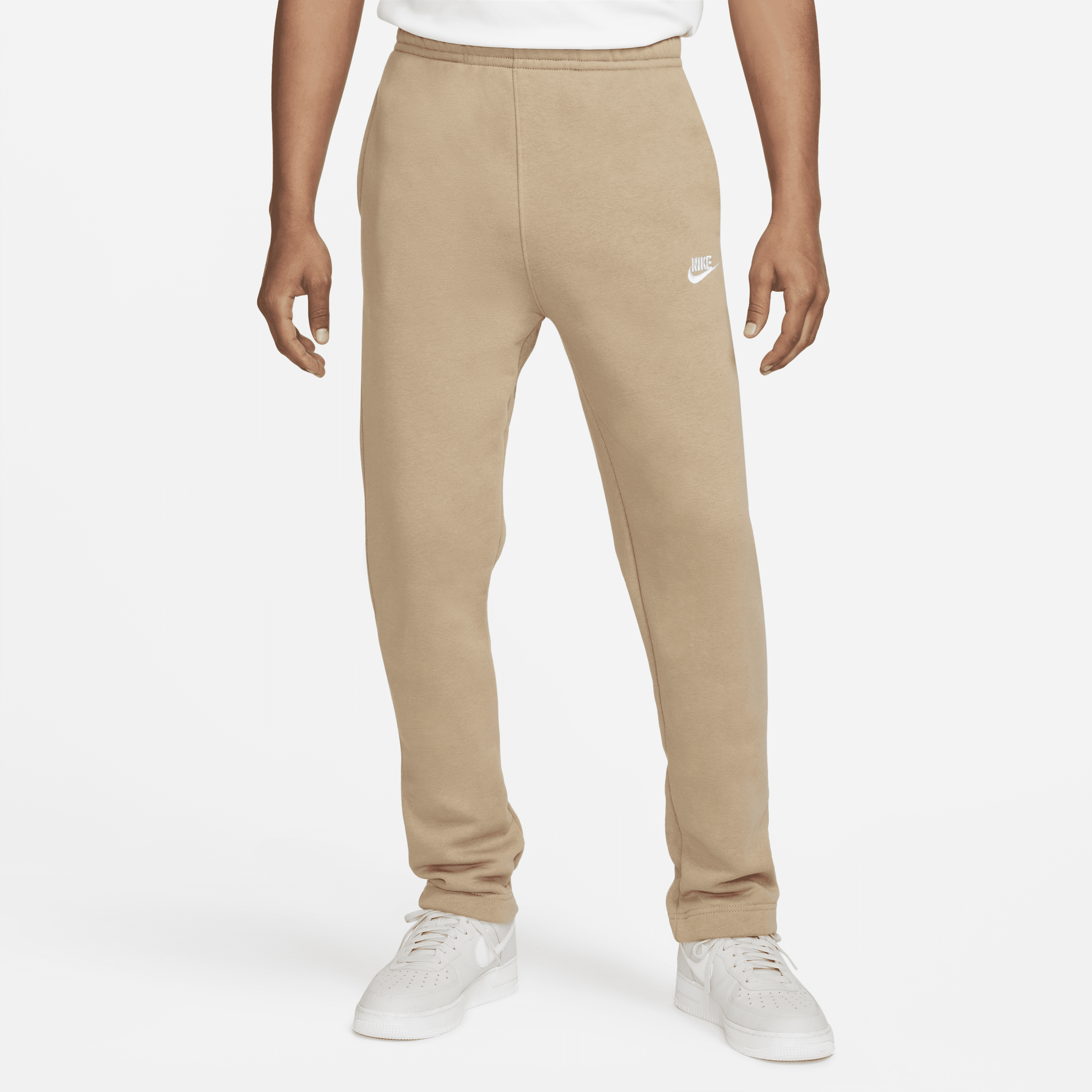 Shop Nike Men's  Sportswear Club Fleece Pants In Brown