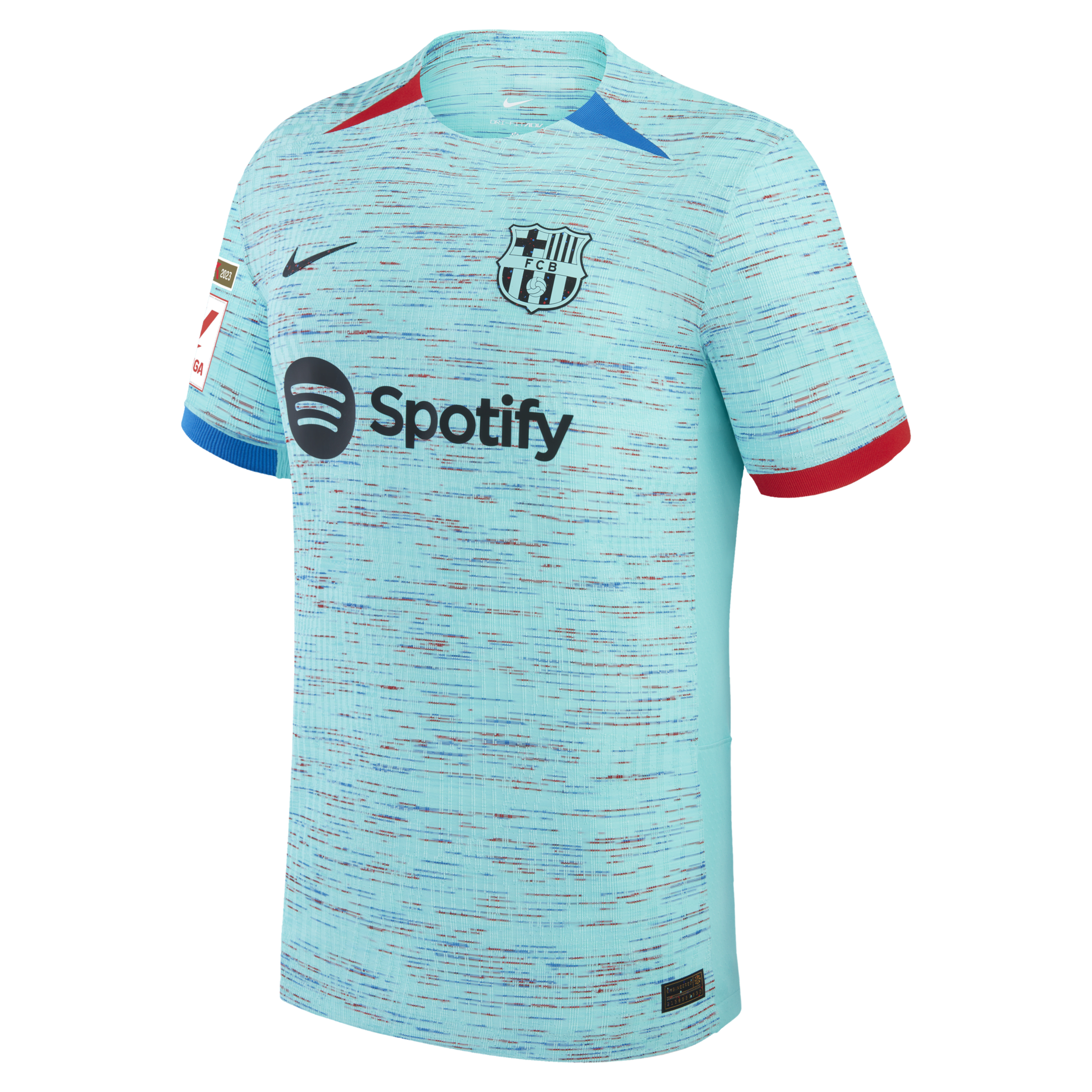 Shop Nike Robert Lewandowski Barcelona 2023/24 Match Away  Men's Dri-fit Adv Soccer Jersey In Blue