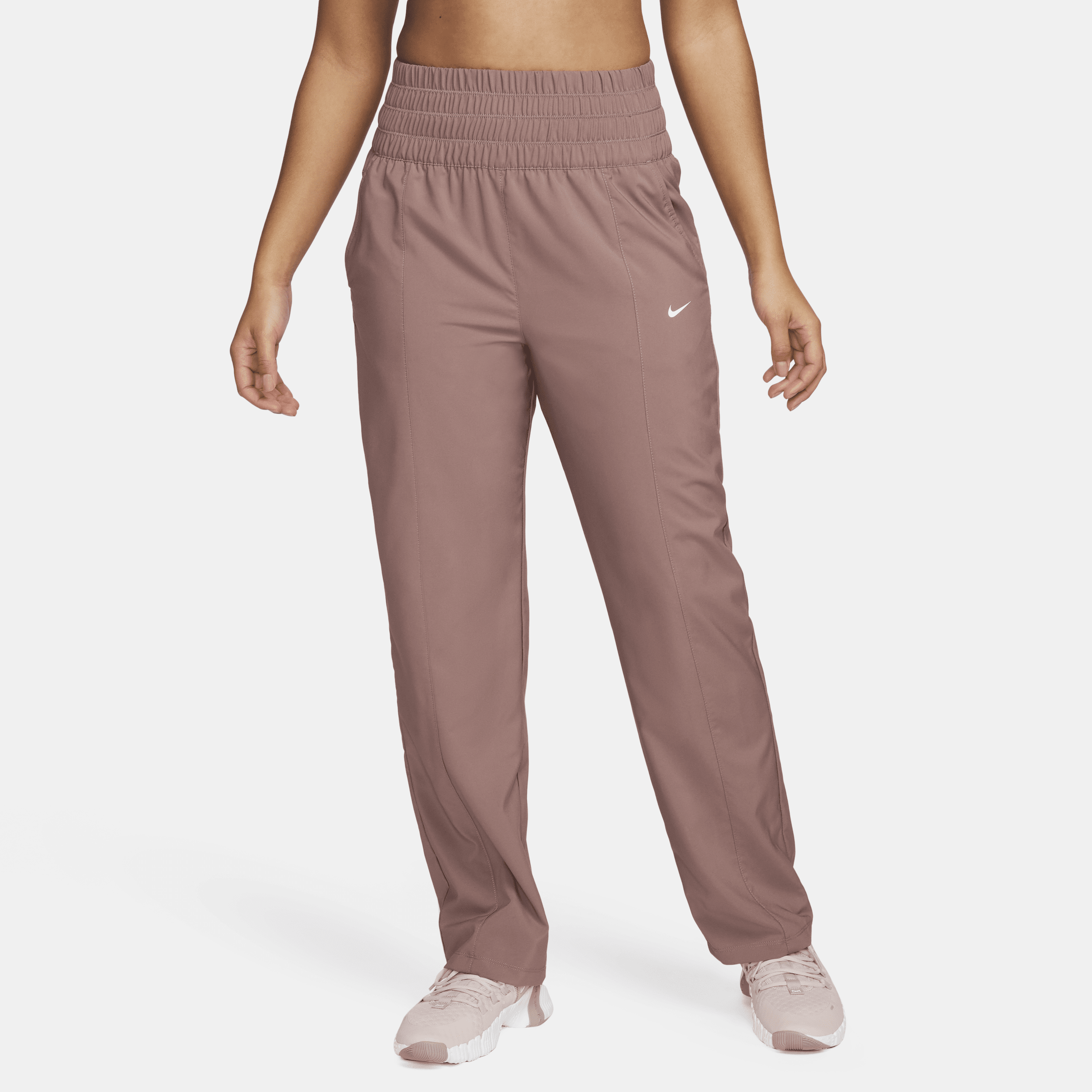 Shop Nike Women's Dri-fit One Ultra High-waisted Pants In Purple