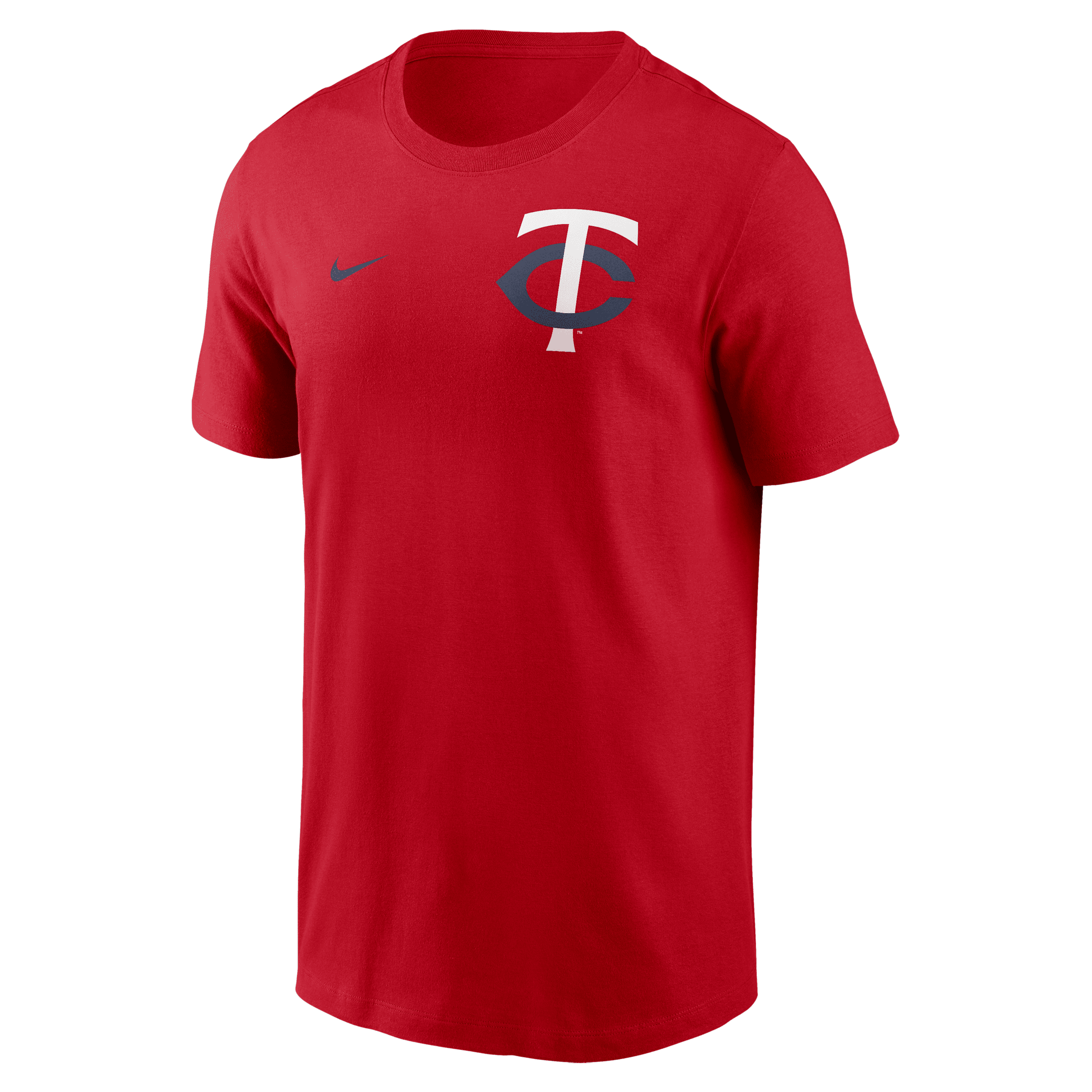Nike Minnesota Twins 2-hit Men's Mlb T-shirt In Red