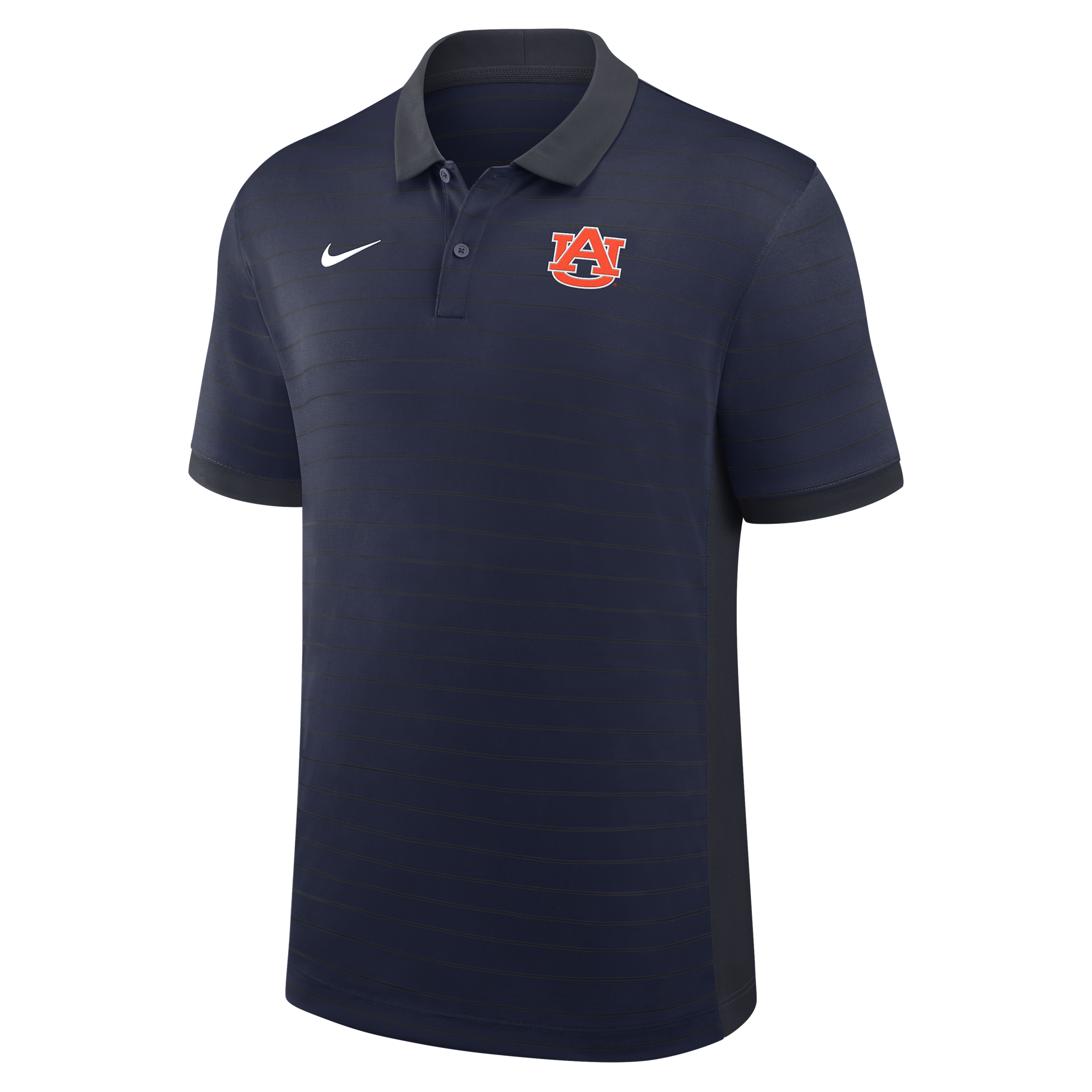Auburn Sideline Victory Stripe Nike Men's Dri-FIT College Polo in Blue | 03BG0CZDAUN-FR1