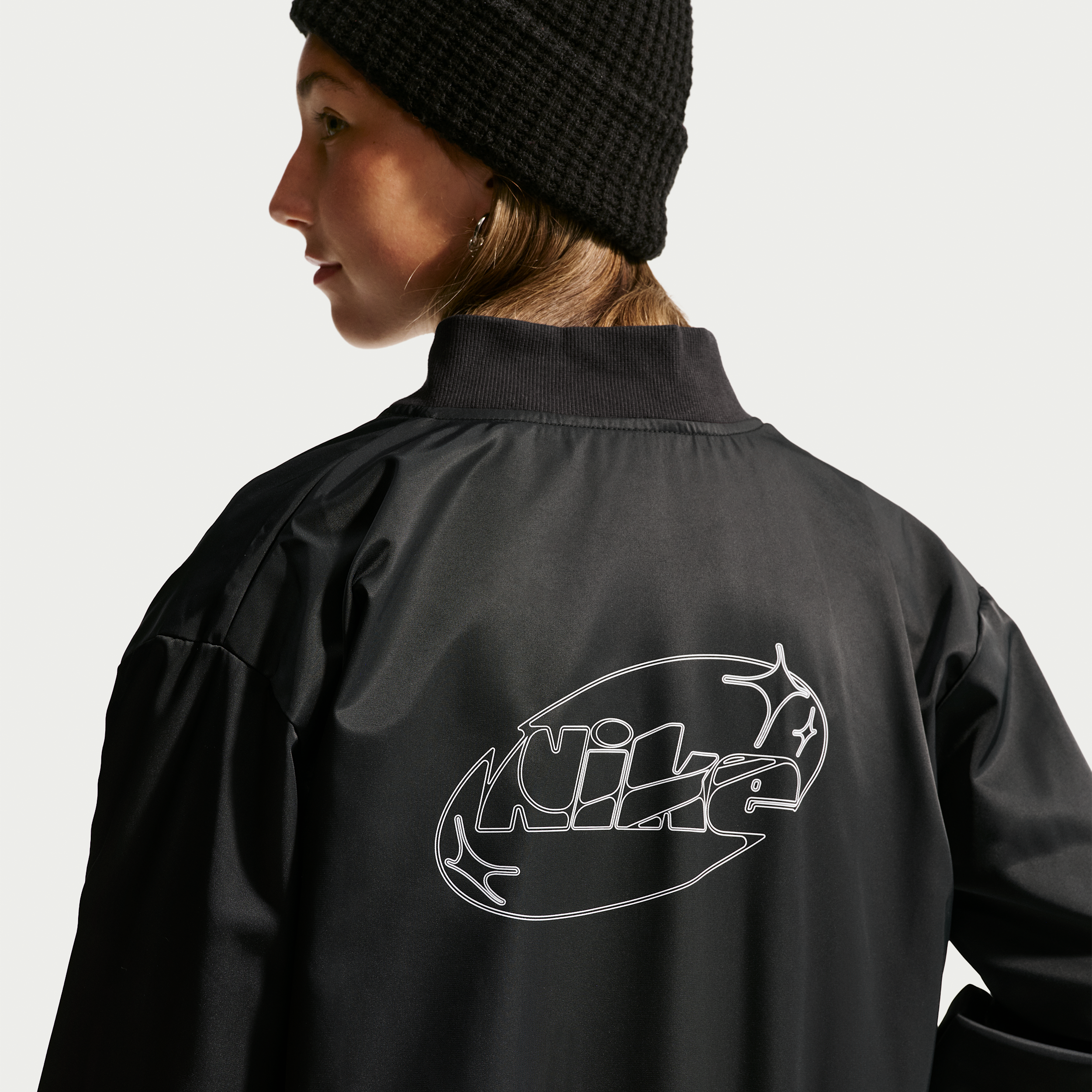 Nike Sportswear Big Kids' (Girls') Jacket in Black | IM4934-010